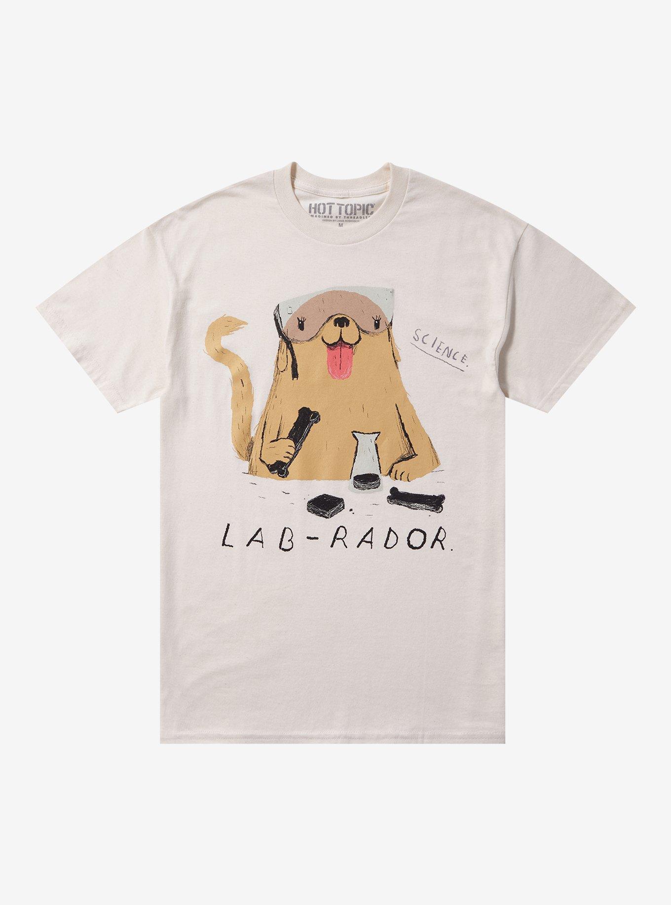 Lab-Rador T-Shirt By Louis Roskosch, NATURAL, hi-res