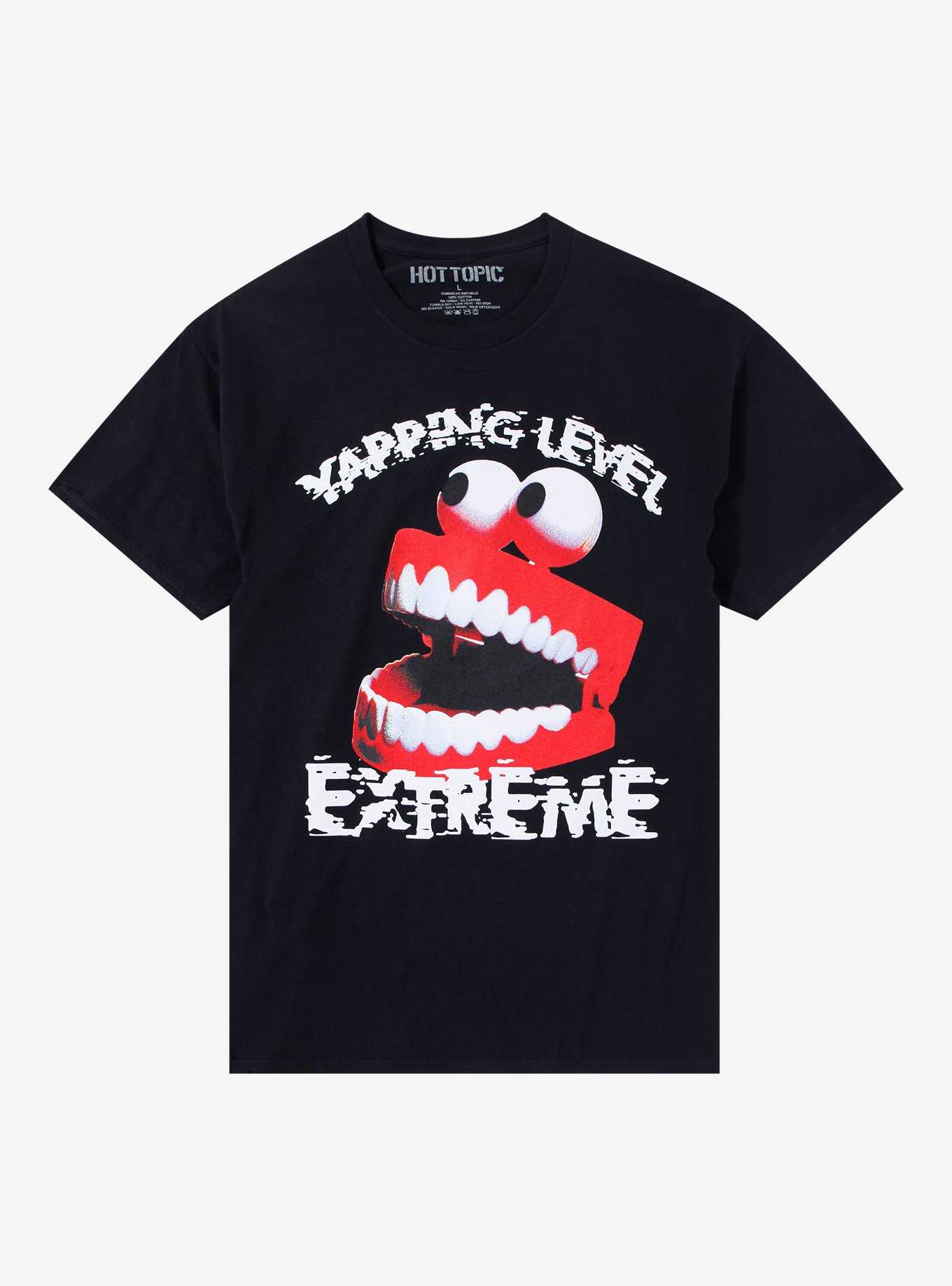 Yapping Level Extreme Chatter Teeth T-Shirt, , hi-res