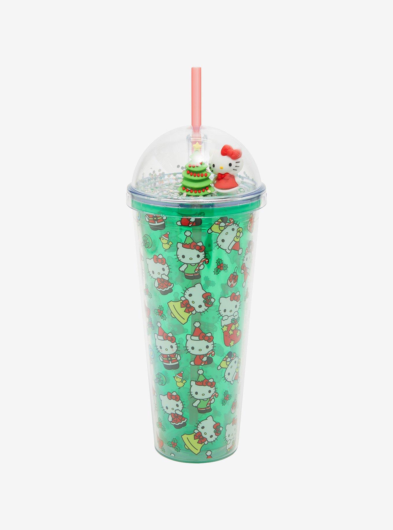 Hello Kitty Holiday Dome Acrylic Travel Cup, , hi-res