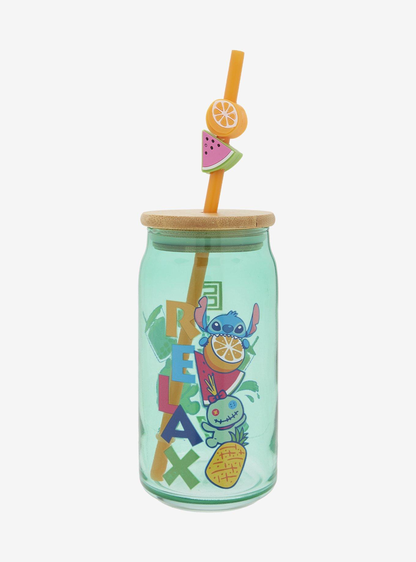 Disney Stitch Relax Glass Cup, , hi-res