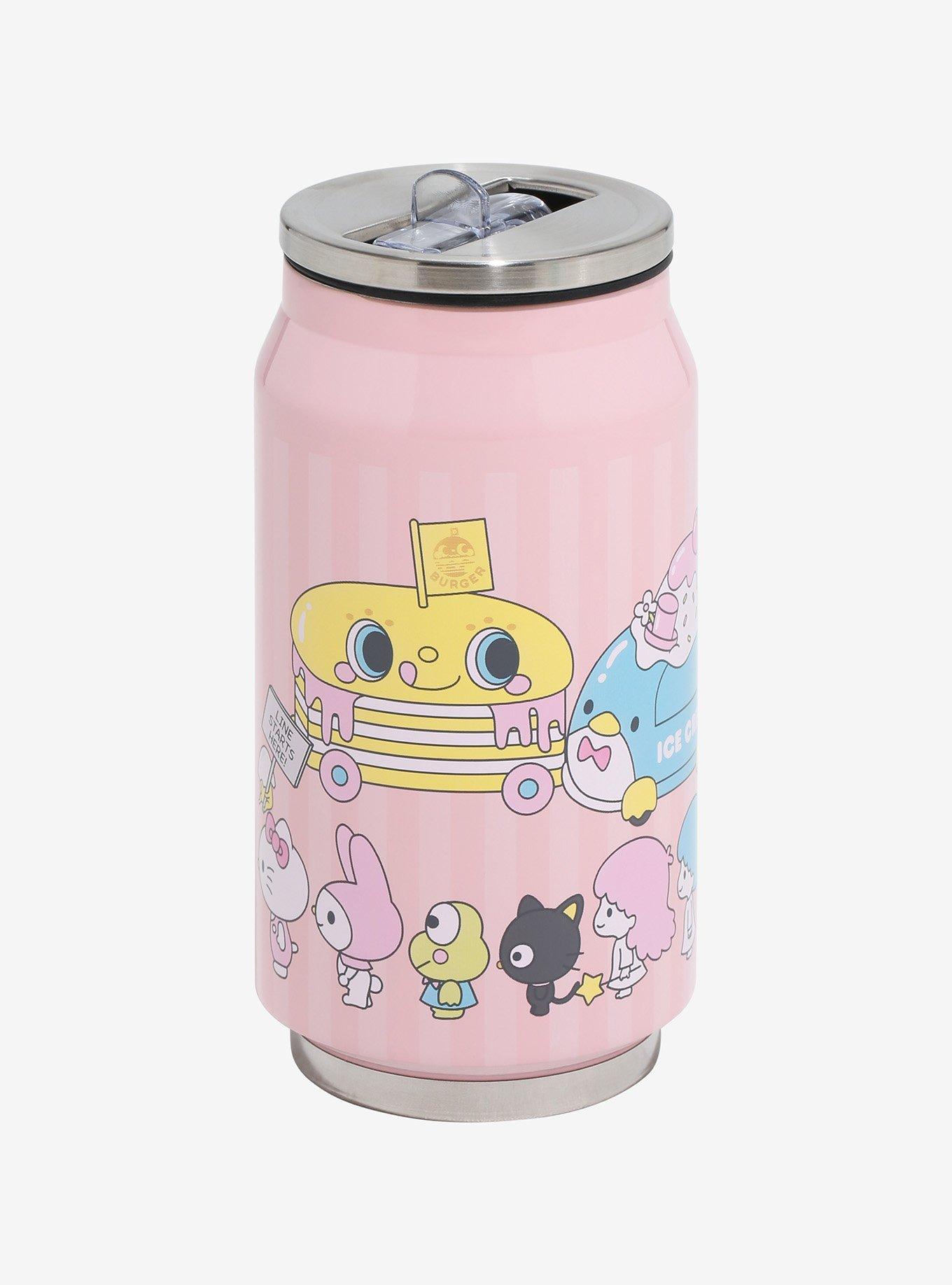 Hello Kitty And Friends Food Trucks Soda Can Water Bottle, , hi-res