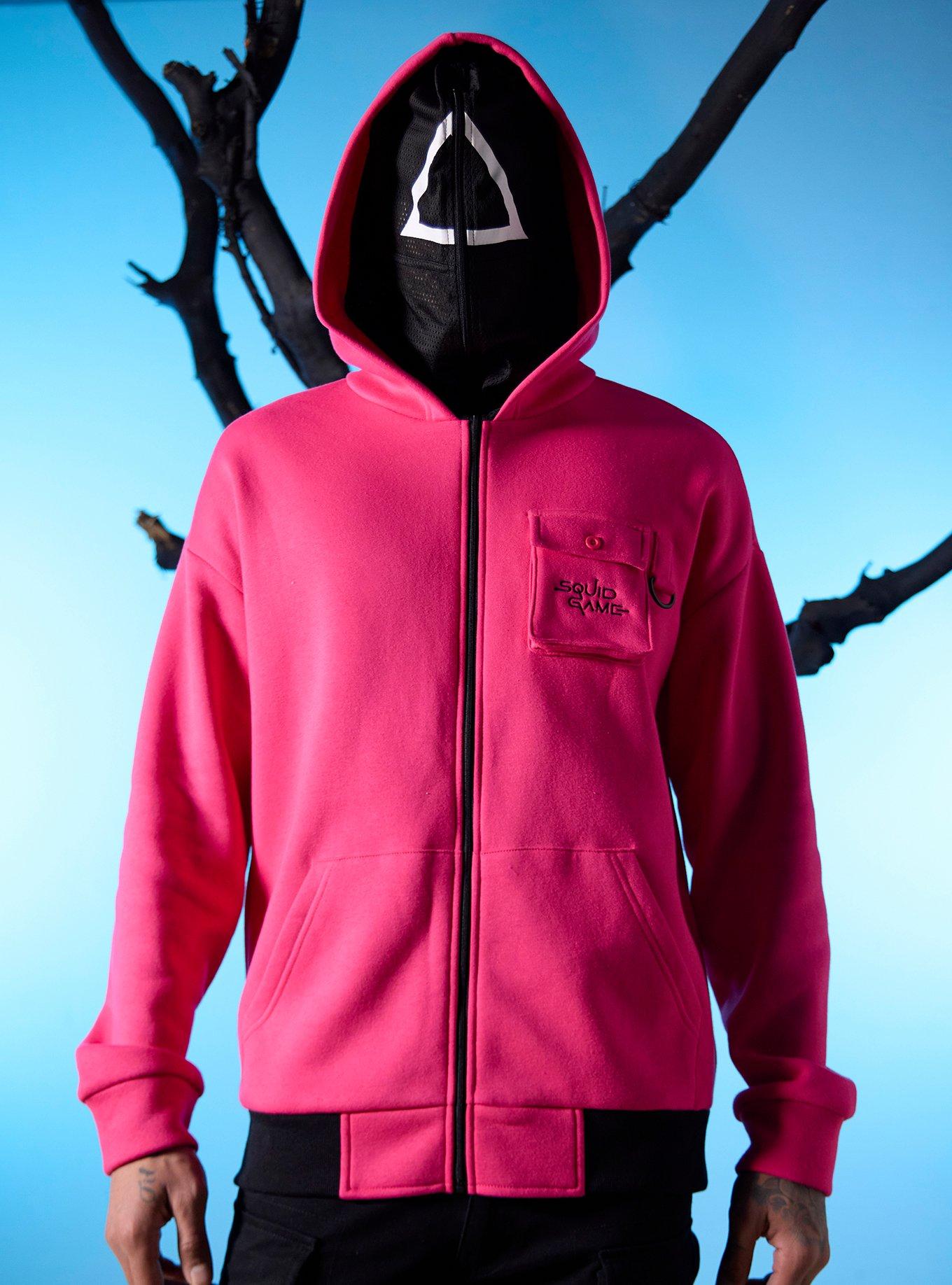 Squid Game Pink Triangle Guard Hoodie | Hot Topic