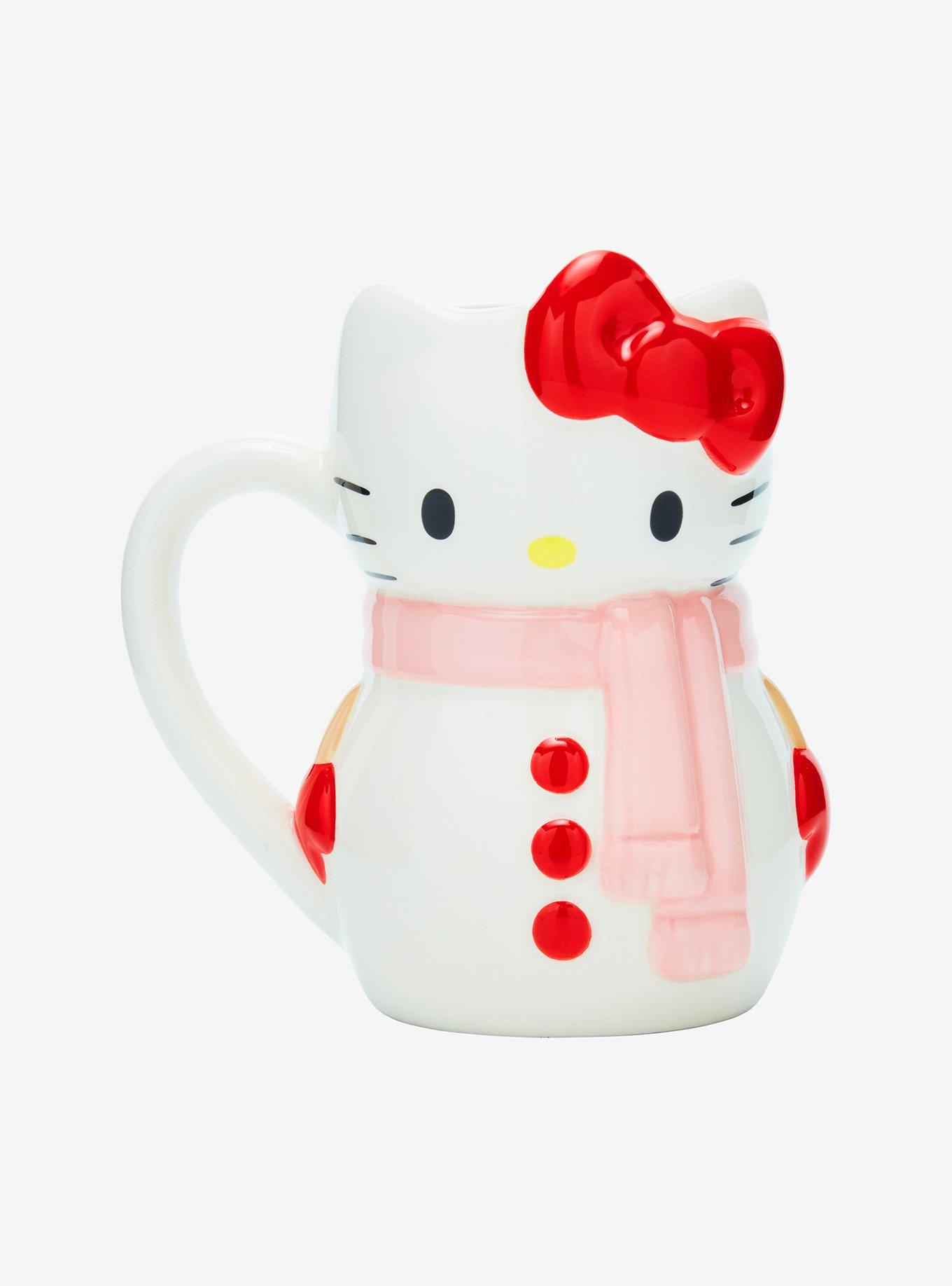 Hello Kitty Snowman Figural Mug, , hi-res