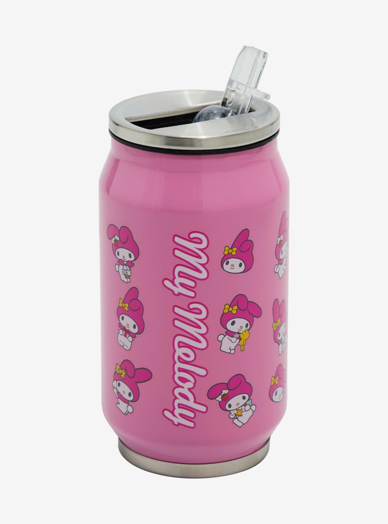 My Melody Poses Soda Can Water Bottle, , hi-res
