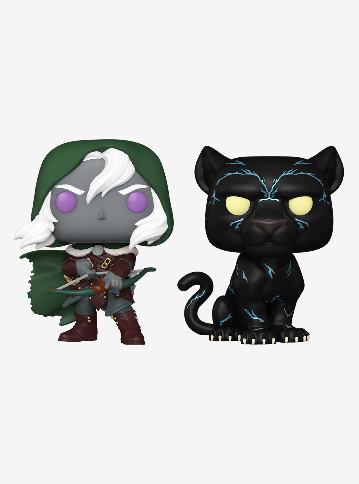 Funko Pop! Games Dungeons & Dragons Drizzt Do'urden & Guenhwyvar Vinyl Figure Set, , hi-res