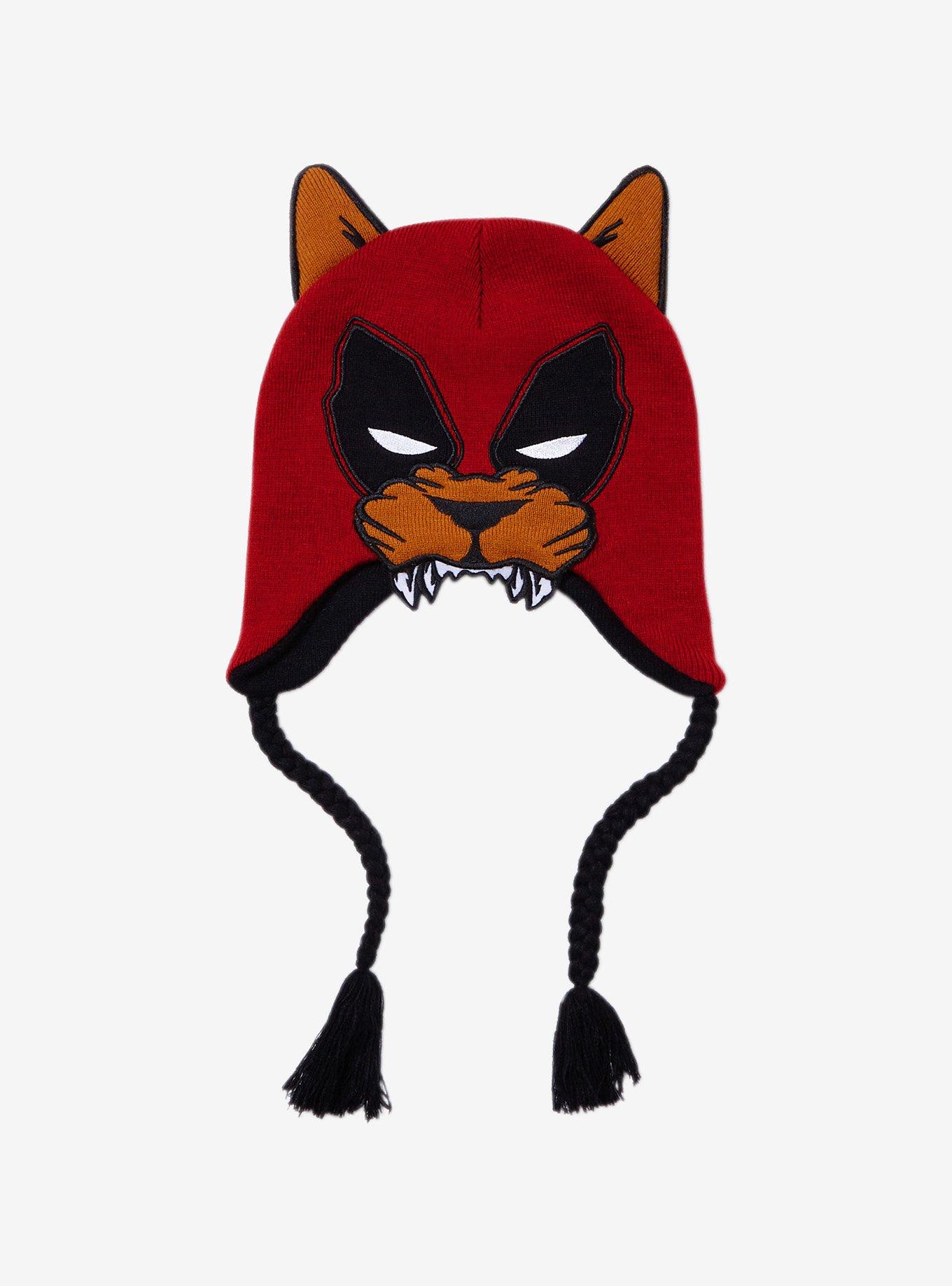 Marvel Deadpool Dogpool Tassel Beanie, , hi-res