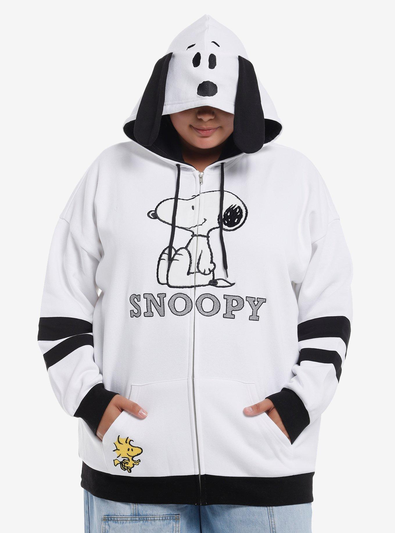 Peanuts Snoopy Figural Girls Hoodie Plus Size, , hi-res