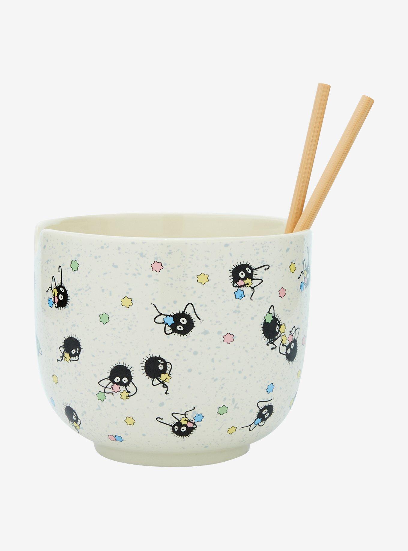 Studio Ghibli® Spirited Away Soot Sprites Ramen Bowl With Chopsticks, , hi-res