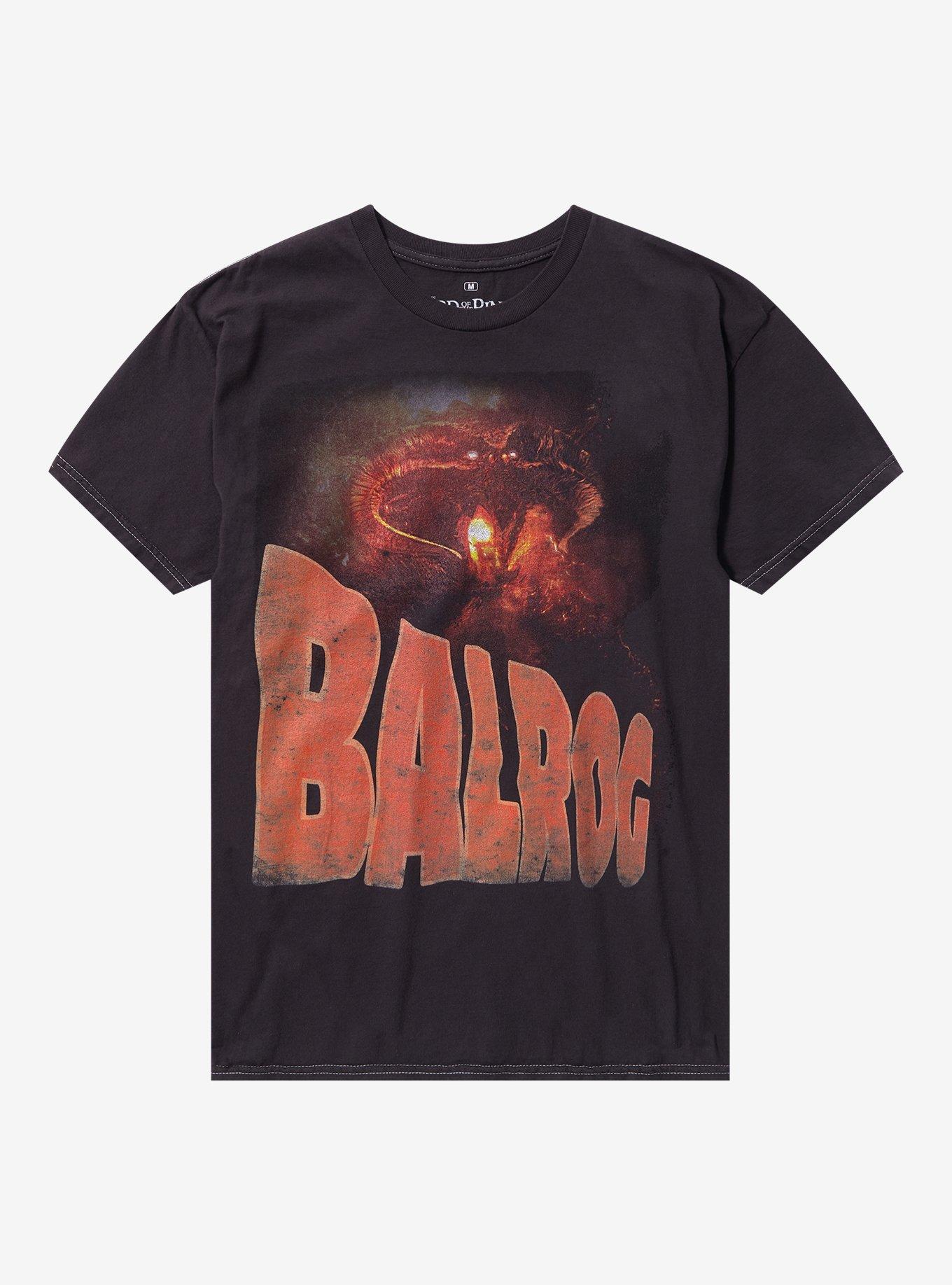 The Lord Of The Rings Balrog T-Shirt, BLACK, hi-res
