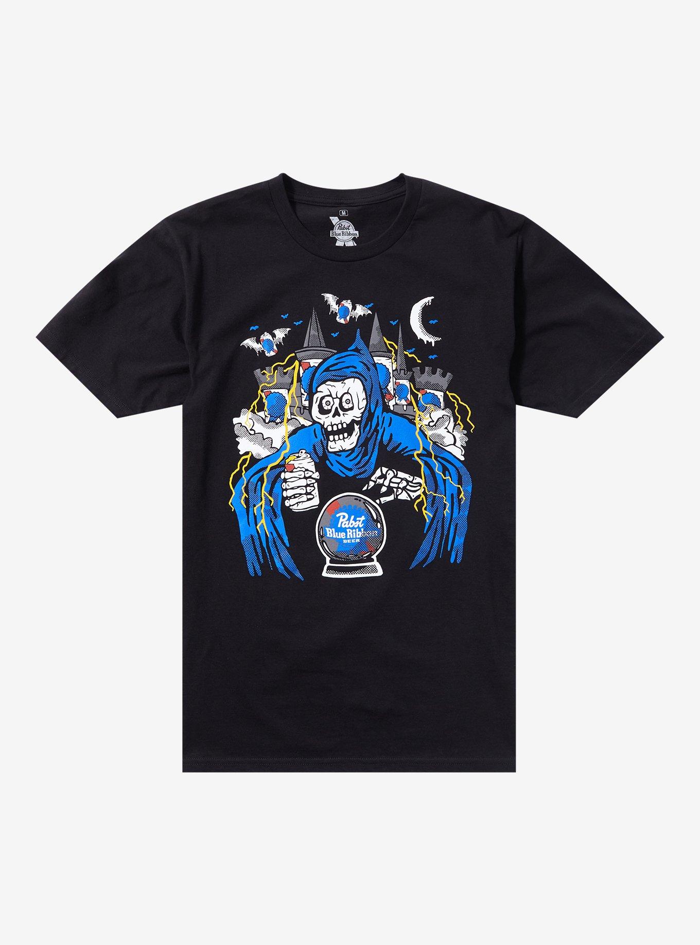 Pabst Blue Ribbon Grim Reaper T-Shirt, , hi-res