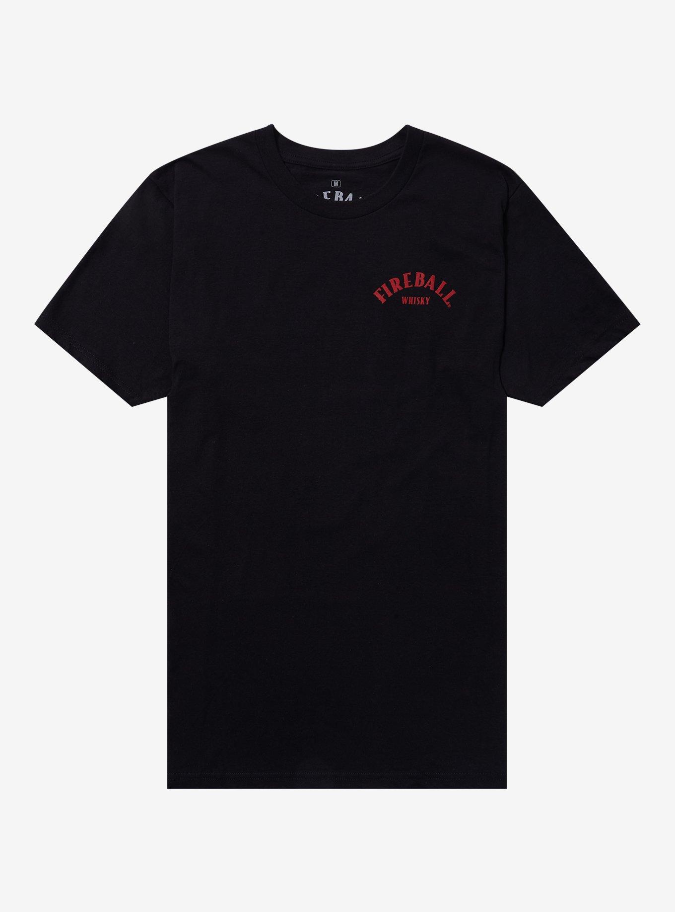Fireball Whisky Devil T-Shirt, BLACK, hi-res