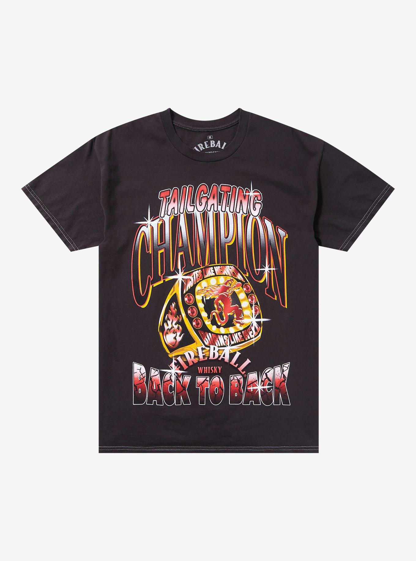 Fireball Whisky Tailgating Champion T-Shirt, , hi-res