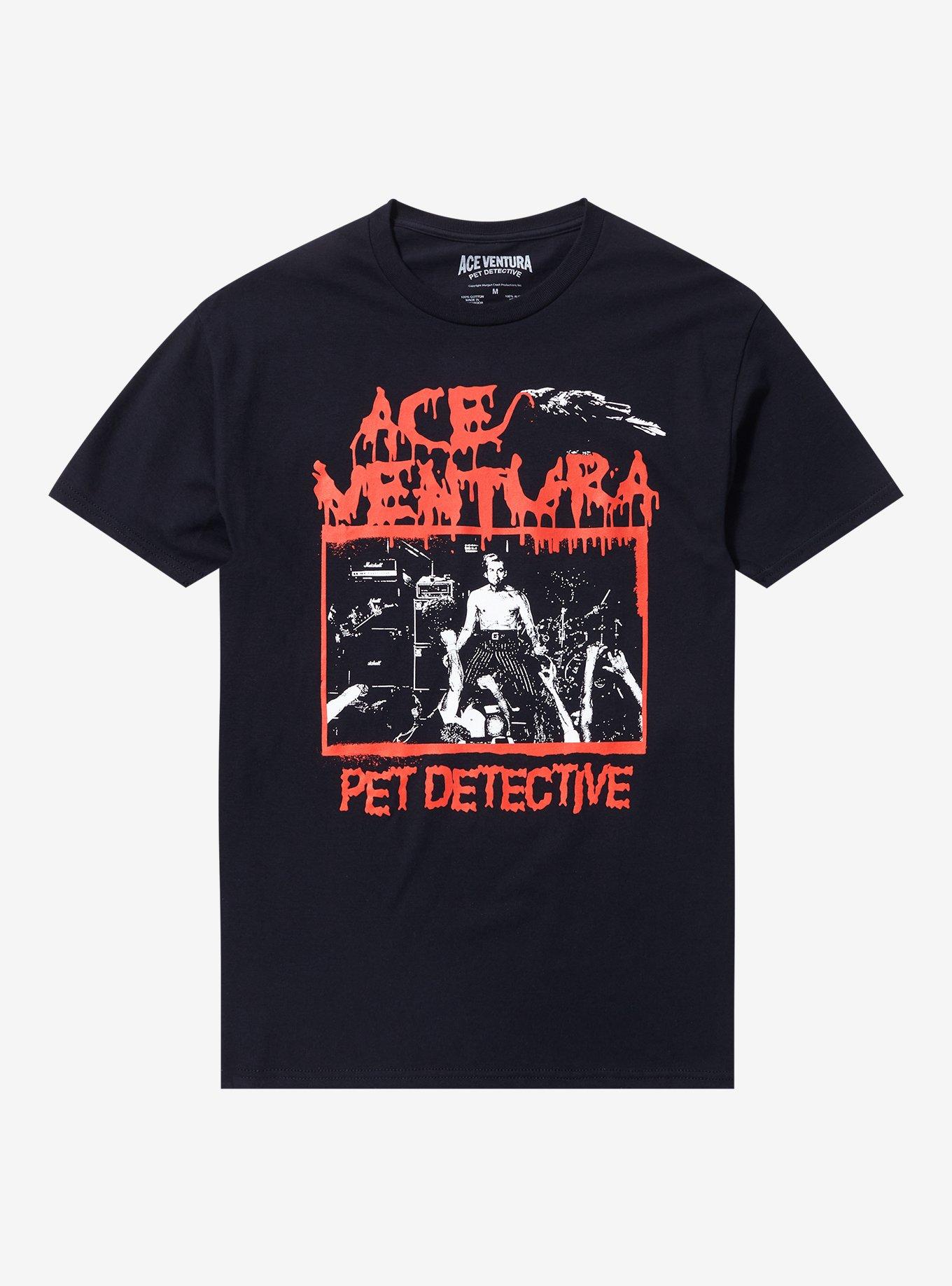 Ace Ventura: Pet Detective Metal T-Shirt, BLACK, hi-res