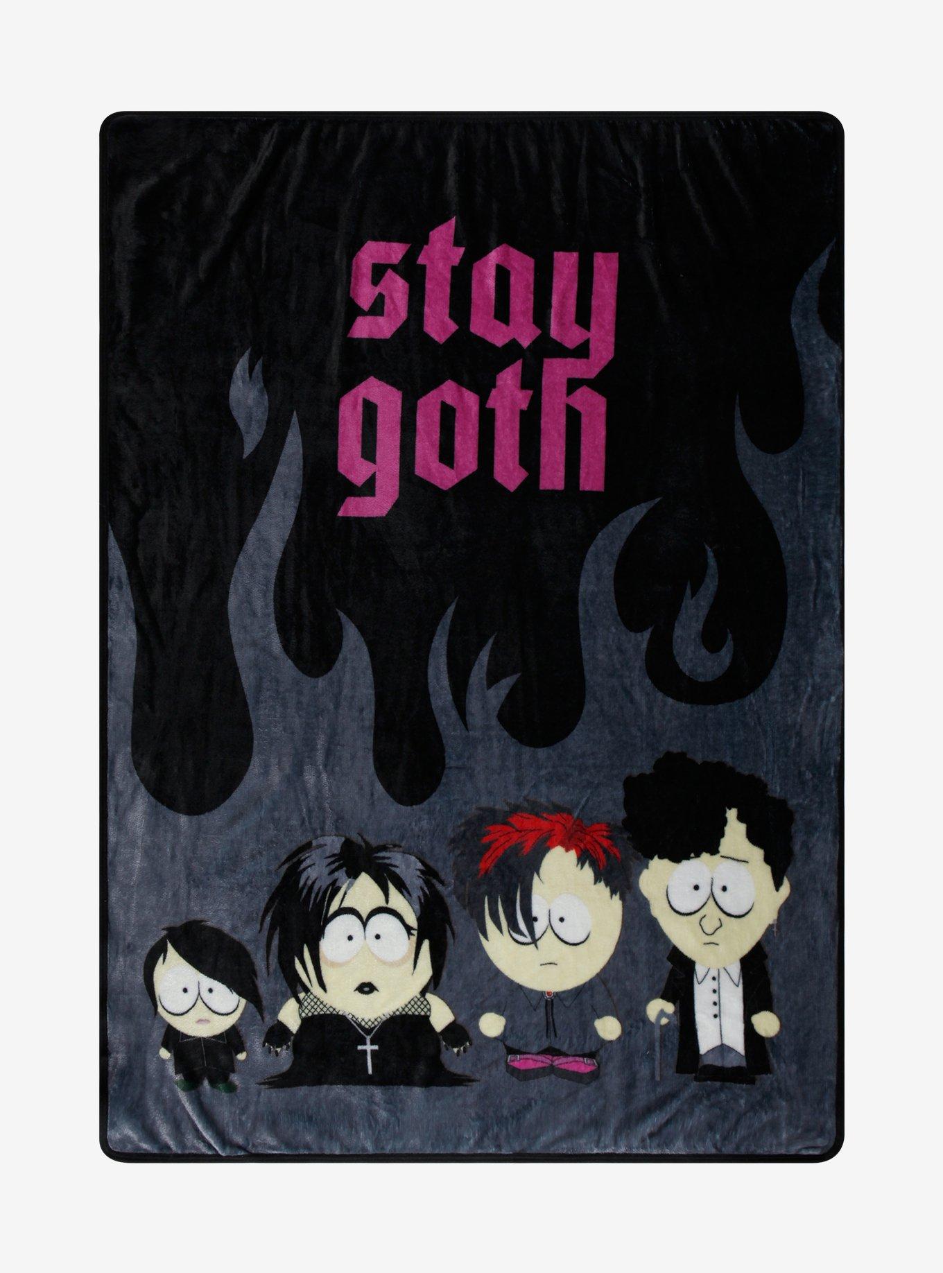 South Park Goth Kids Throw Blanket, , hi-res