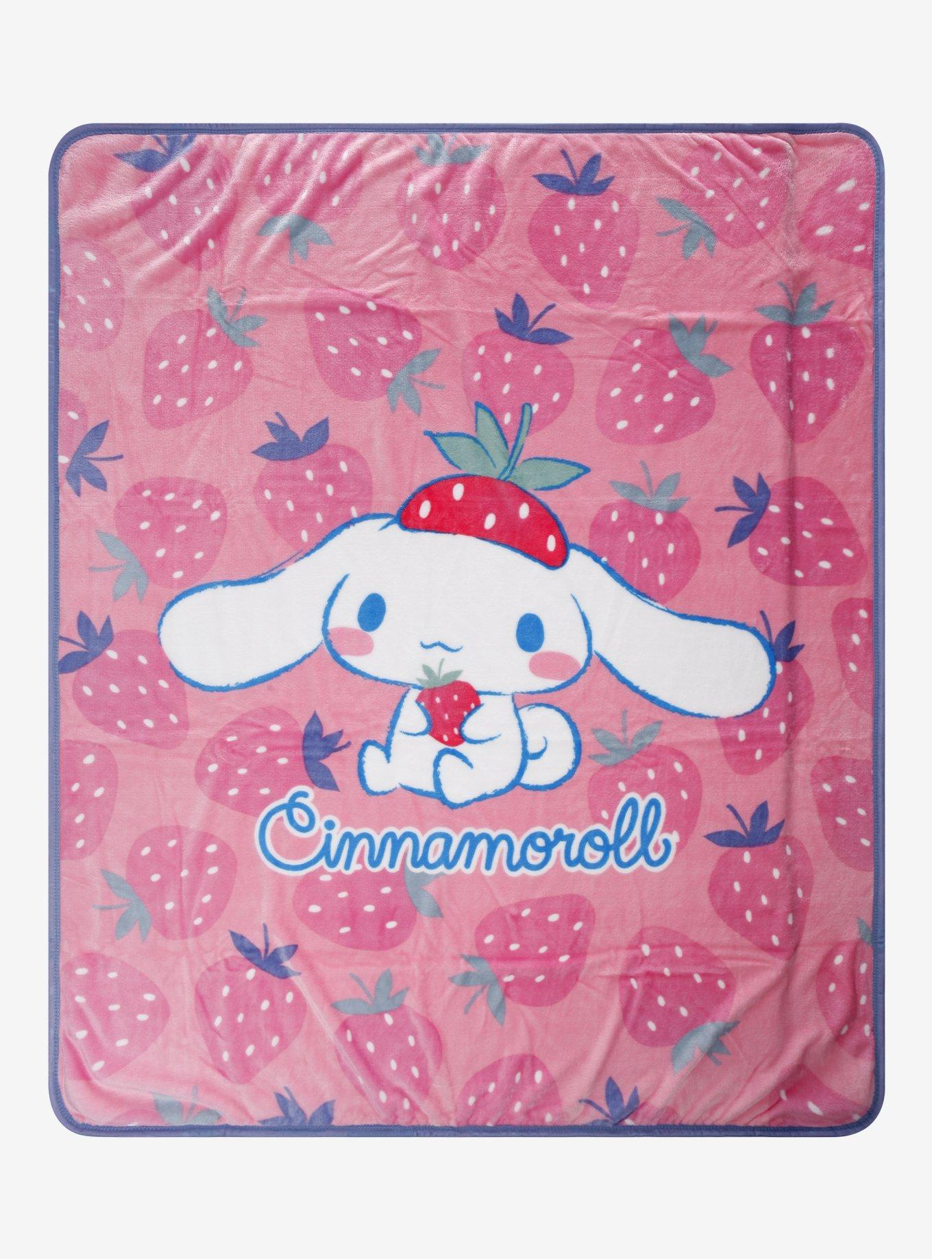 Cinnamoroll Strawberry Throw Blanket, , hi-res