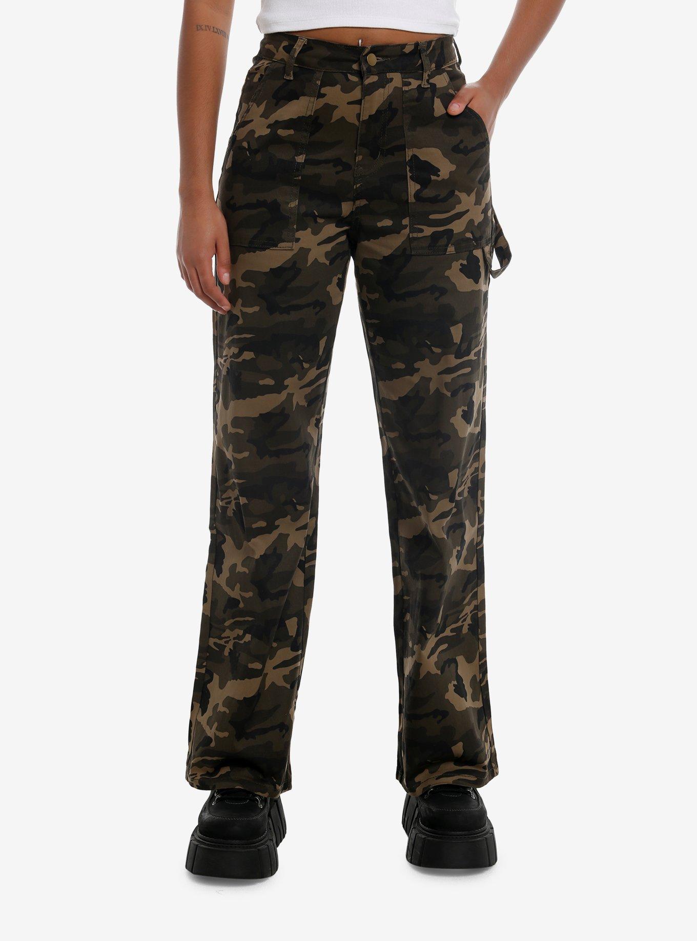 Green Camouflage Cargo Pants