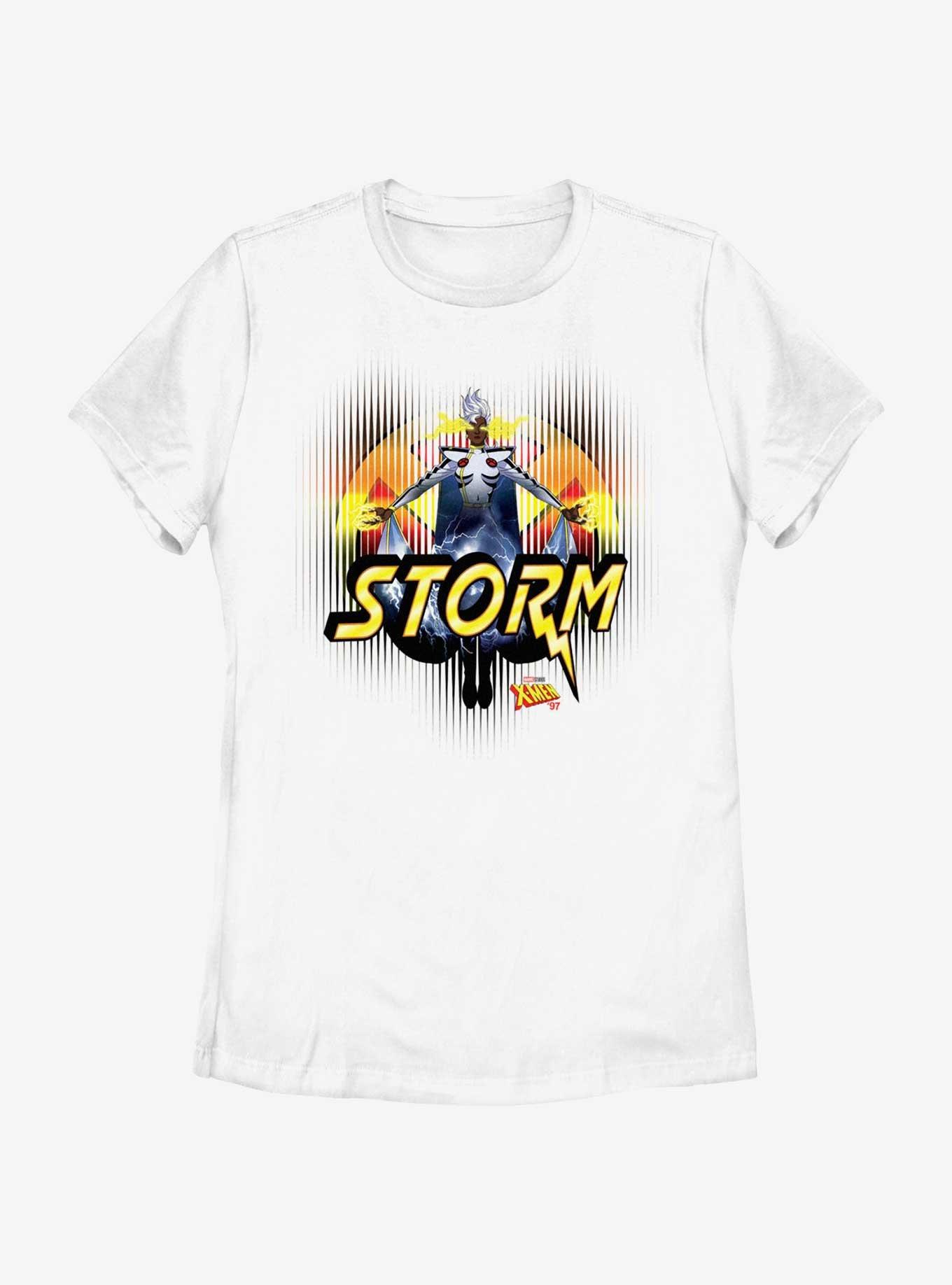 Marvel X-Men '97 Storm Omega Level Threat Womens T-Shirt, WHITE, hi-res