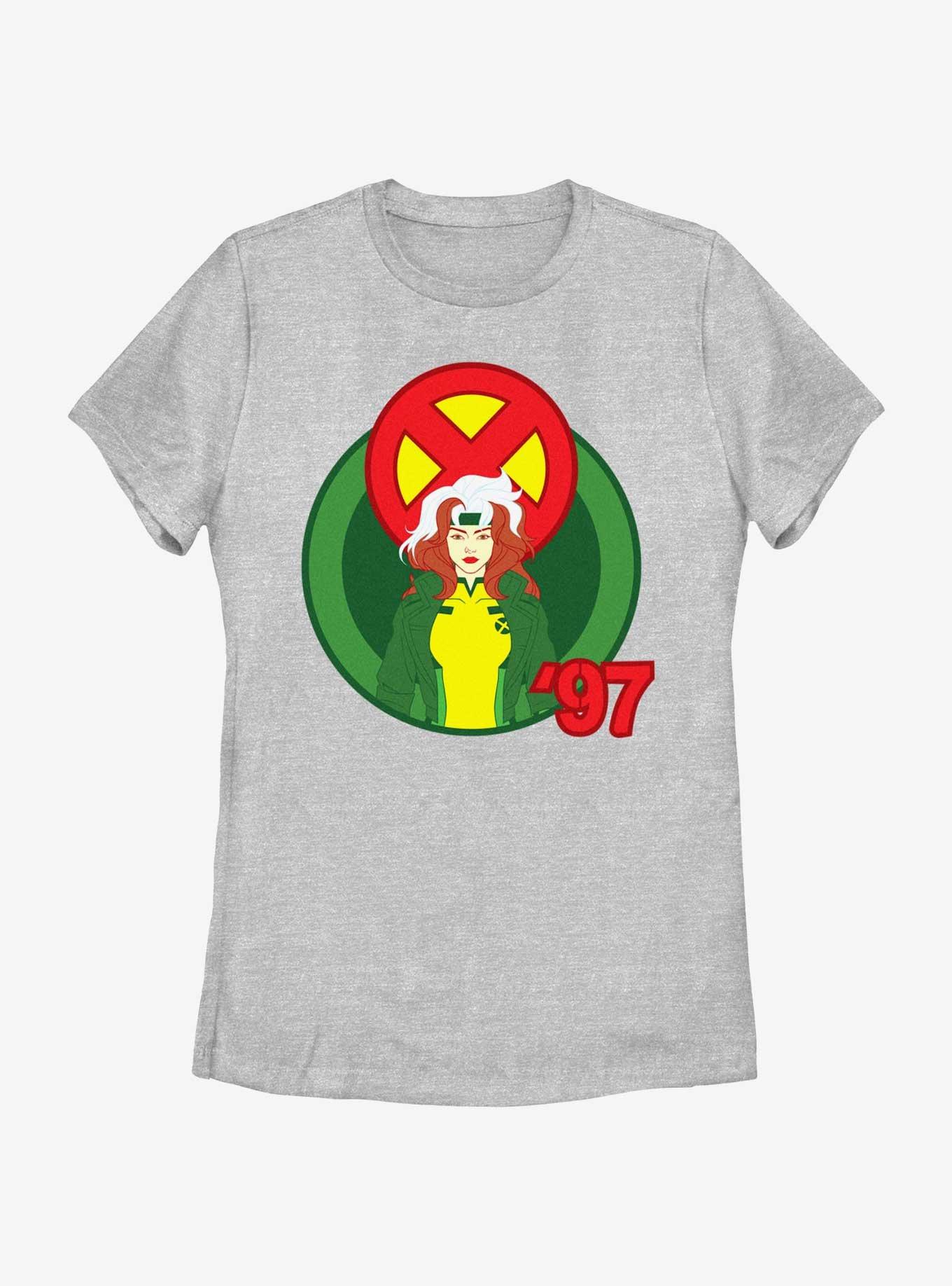 Marvel X-Men '97 Rogue Portrait Womens T-Shirt, ATH HTR, hi-res