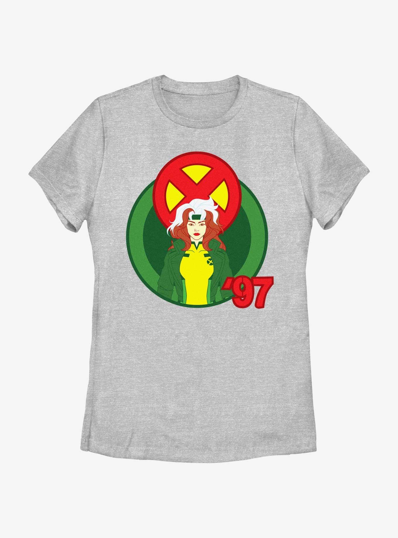 Marvel X-Men '97 Rogue Portrait Womens T-Shirt, ATH HTR, hi-res