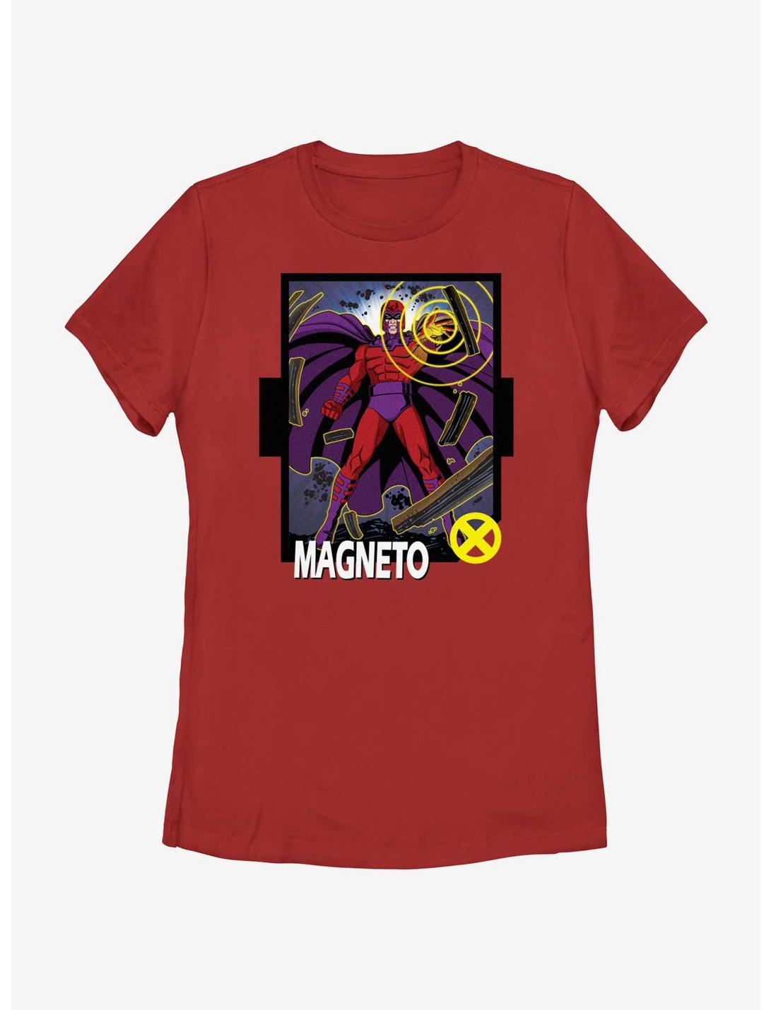 Marvel X-Men '97 Magneto Card Womens T-Shirt, RED, hi-res