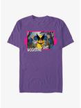 Marvel X-Men '97 Wolverine Card T-Shirt, PURPLE, hi-res