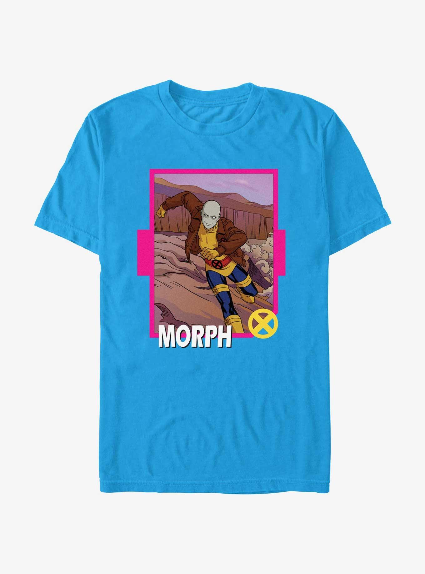 Marvel X-Men '97 Morph Card T-Shirt, TURQ, hi-res