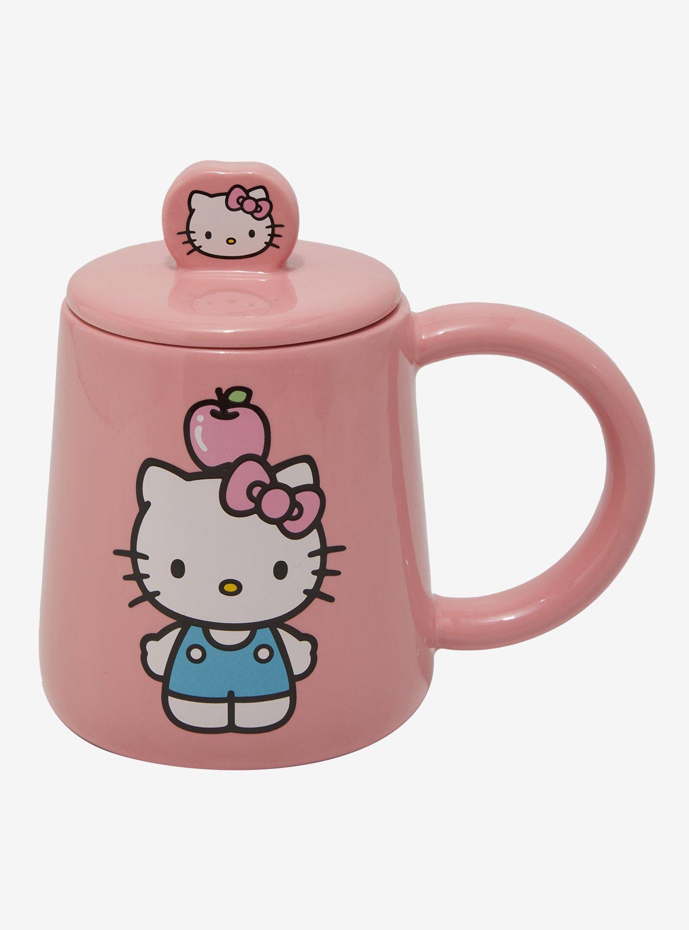 Hello Kitty Apple Mug With Lid, , hi-res