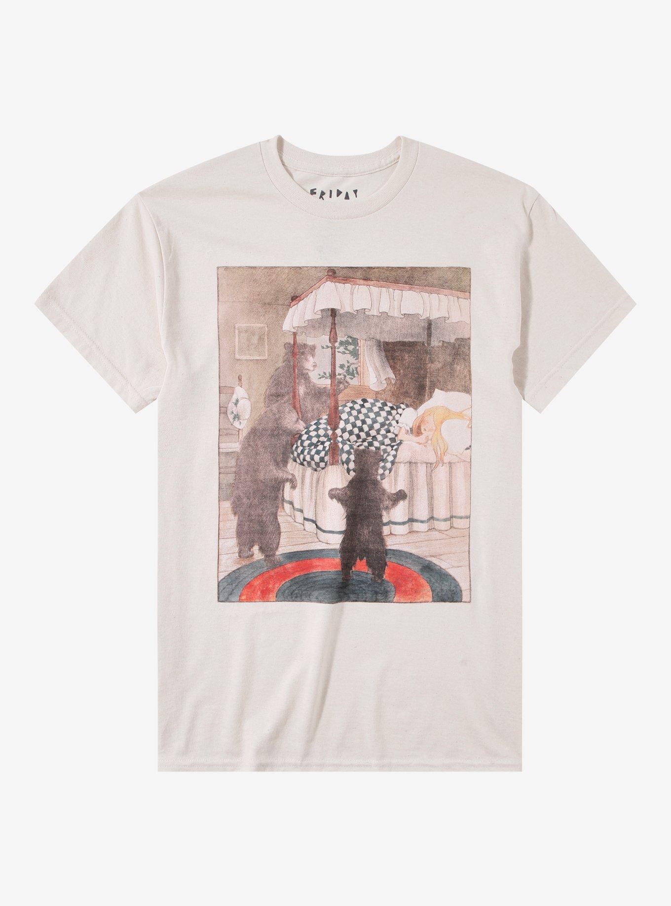 Goldilocks And The Three Bears T-Shirt By Friday Jr, , hi-res