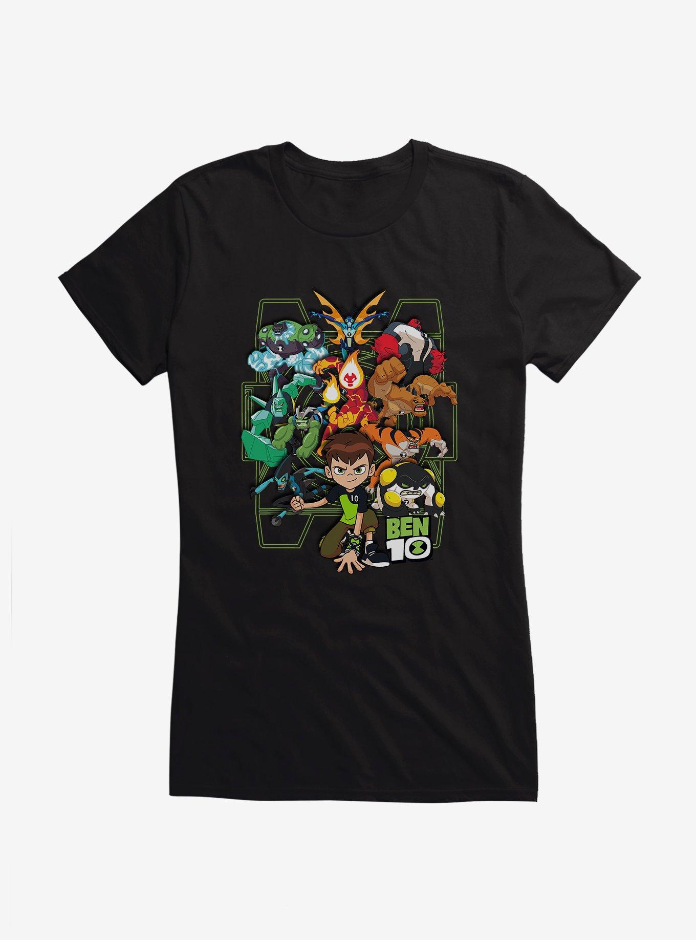 Ben 10 Ready To Go Group Girls T-Shirt, BLACK, hi-res