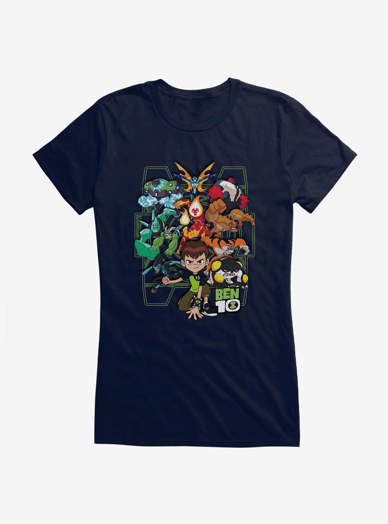 Ben 10 Ready To Go Group Girls T-Shirt, NAVY, hi-res
