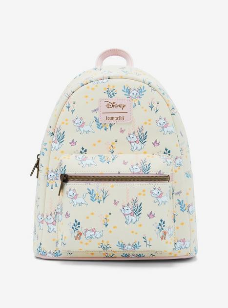 AOP marie aristocats outlets floral Loungefly mini backpack