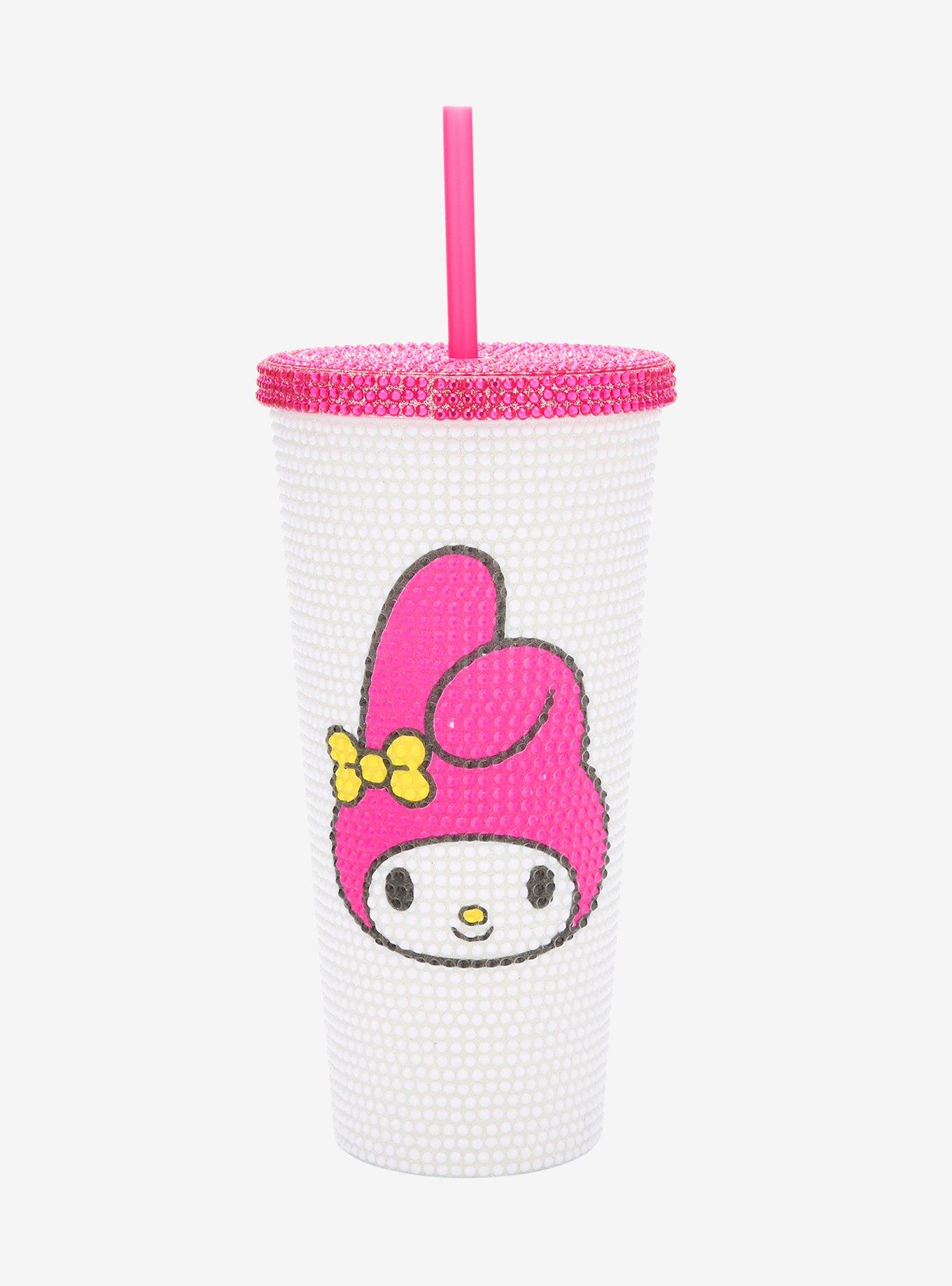 My Melody Rhinestone Sparkle Acrylic Travel Cup, , hi-res