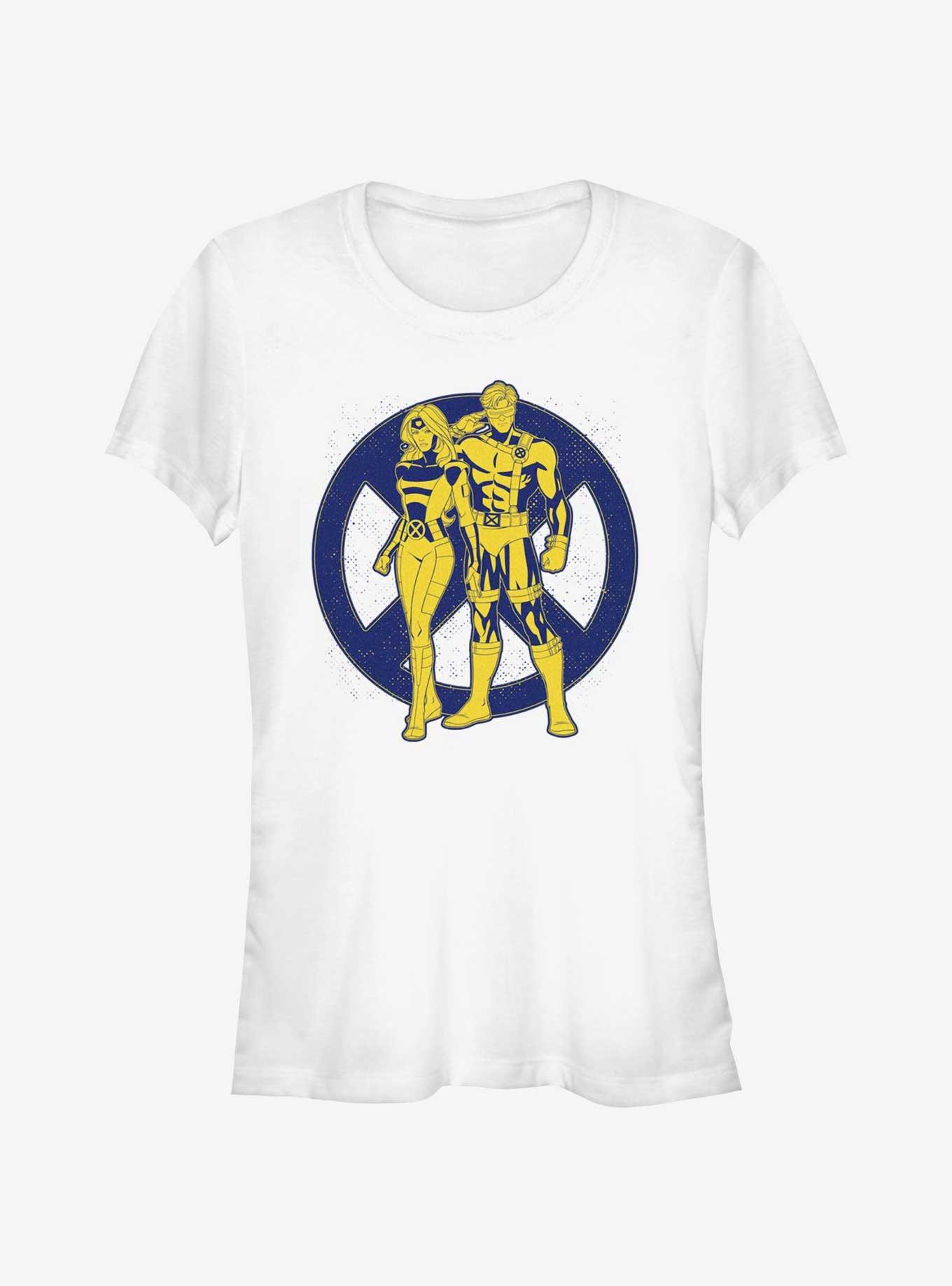 Marvel X-Men '97 Jean Grey And Cyclops Girls T-Shirt, WHITE, hi-res