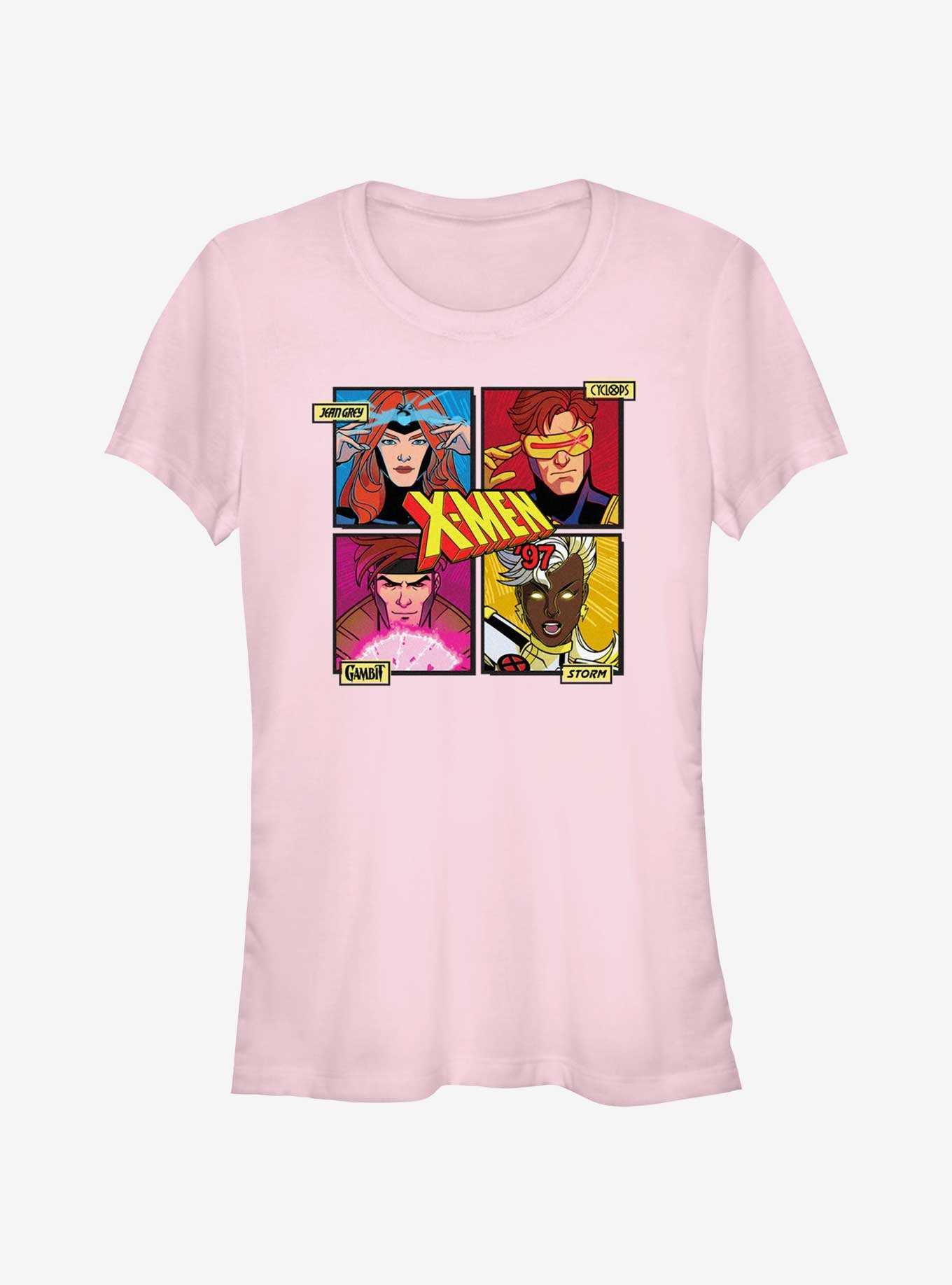 Marvel X-Men '97 Jean Cyclops Cambit Storm Girls T-Shirt, , hi-res