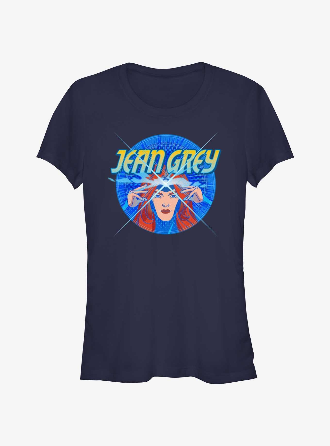 Marvel X-Men '97 Jean Grey Power Girls T-Shirt, NAVY, hi-res