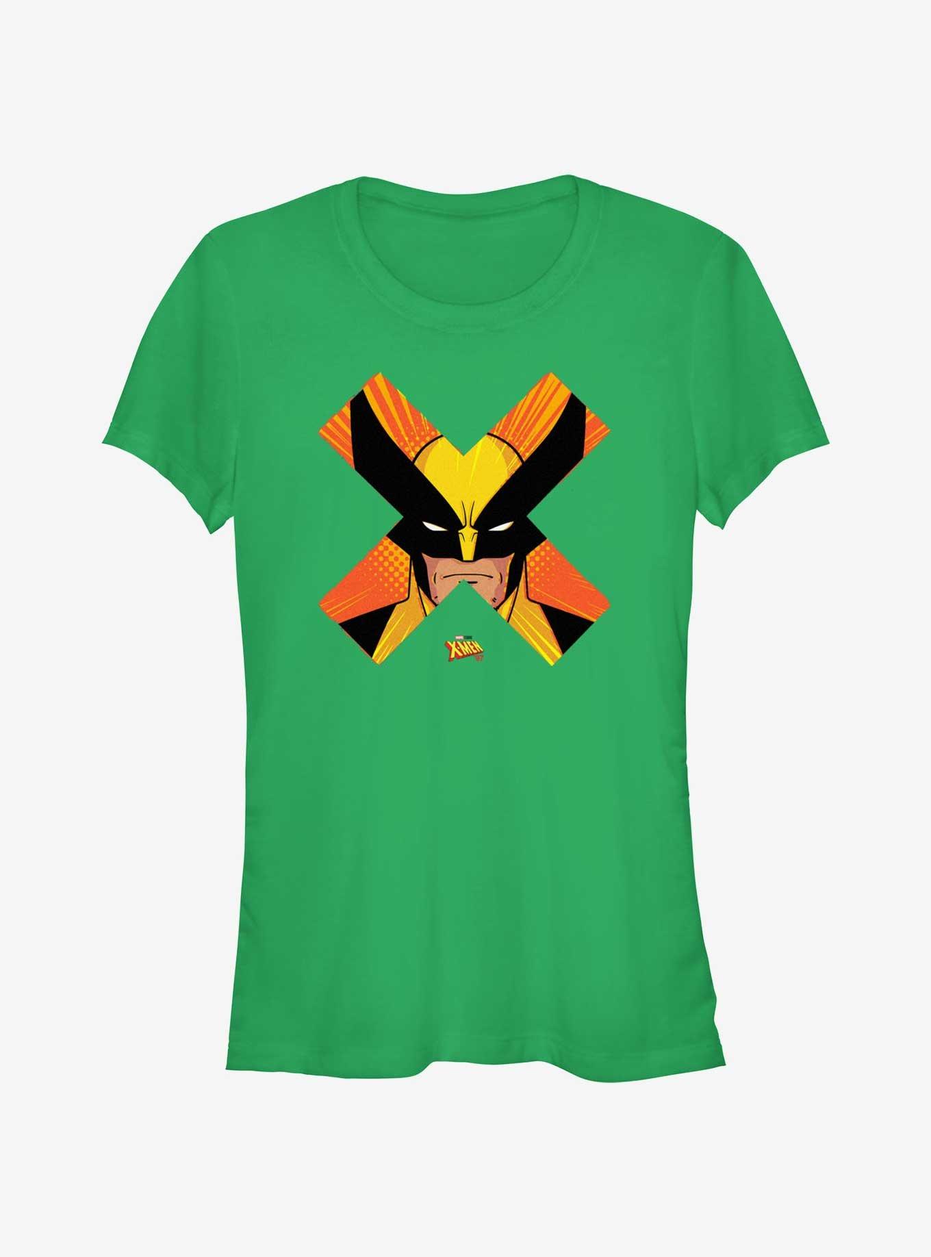 Marvel X-Men '97 Wolverine Face Girls T-Shirt, KELLY, hi-res
