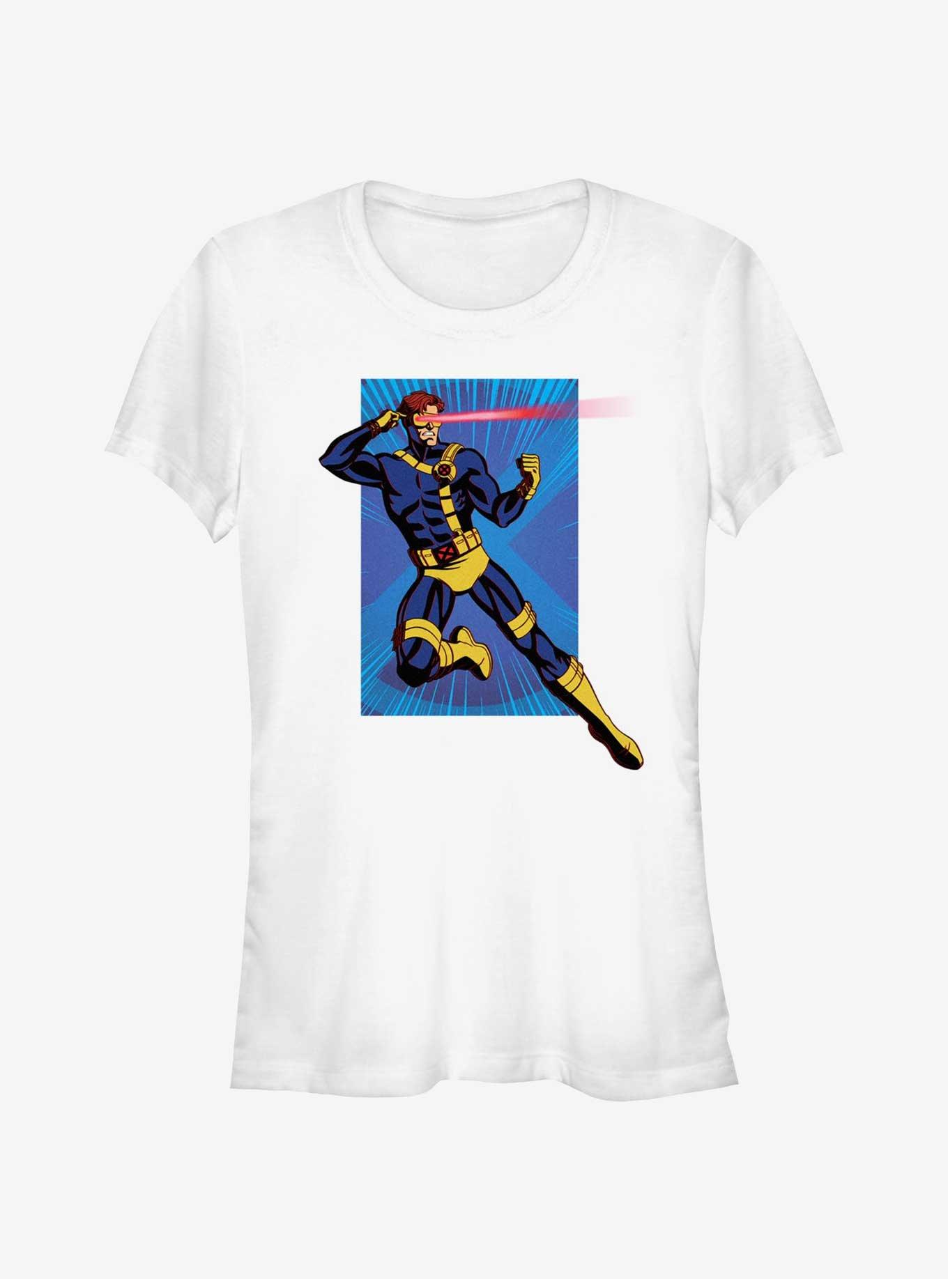 Marvel X-Men '97 Cyclops Attack Girls T-Shirt, WHITE, hi-res