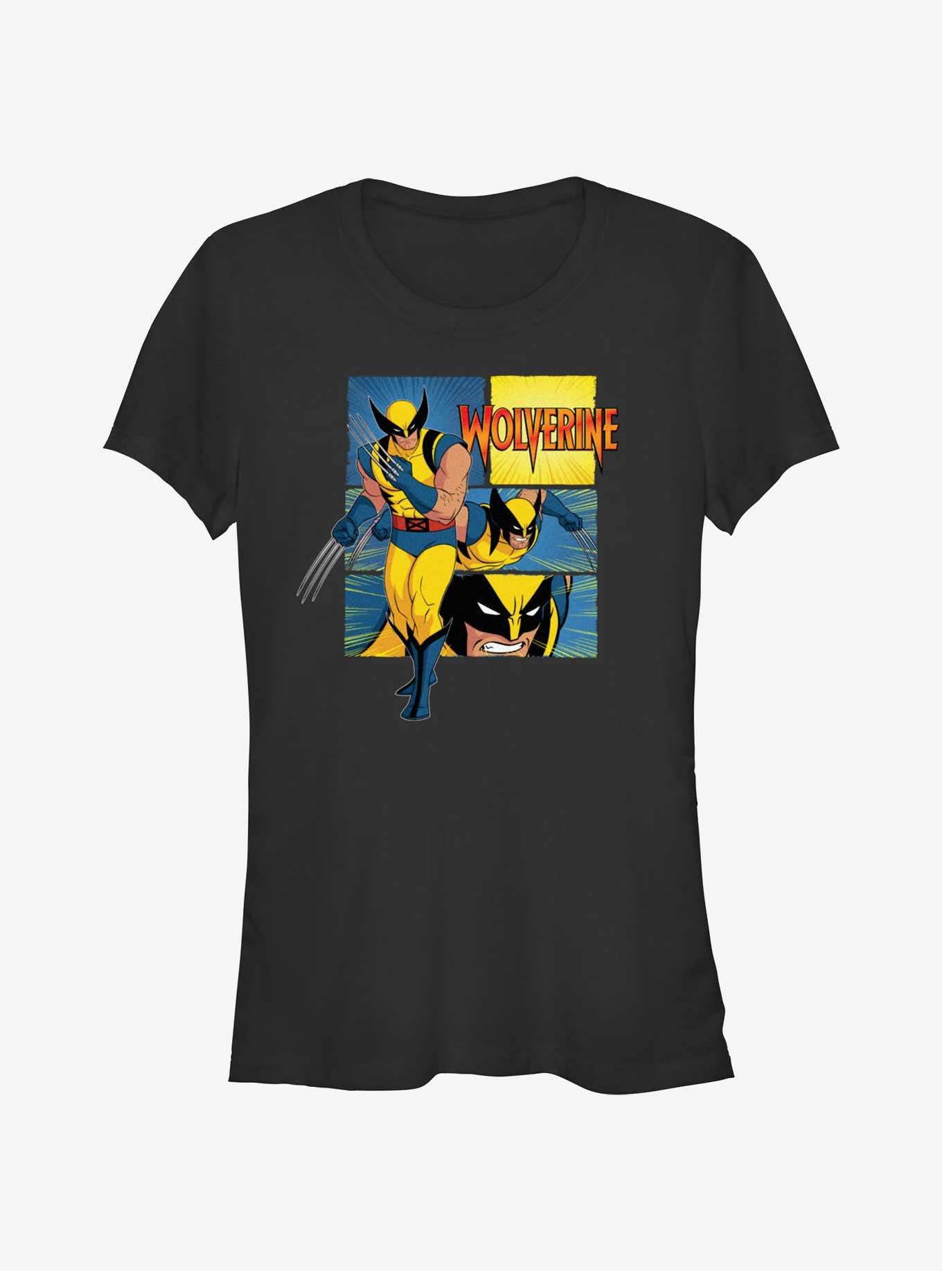 Marvel X-Men '97 Wolverine Poses Girls T-Shirt, , hi-res