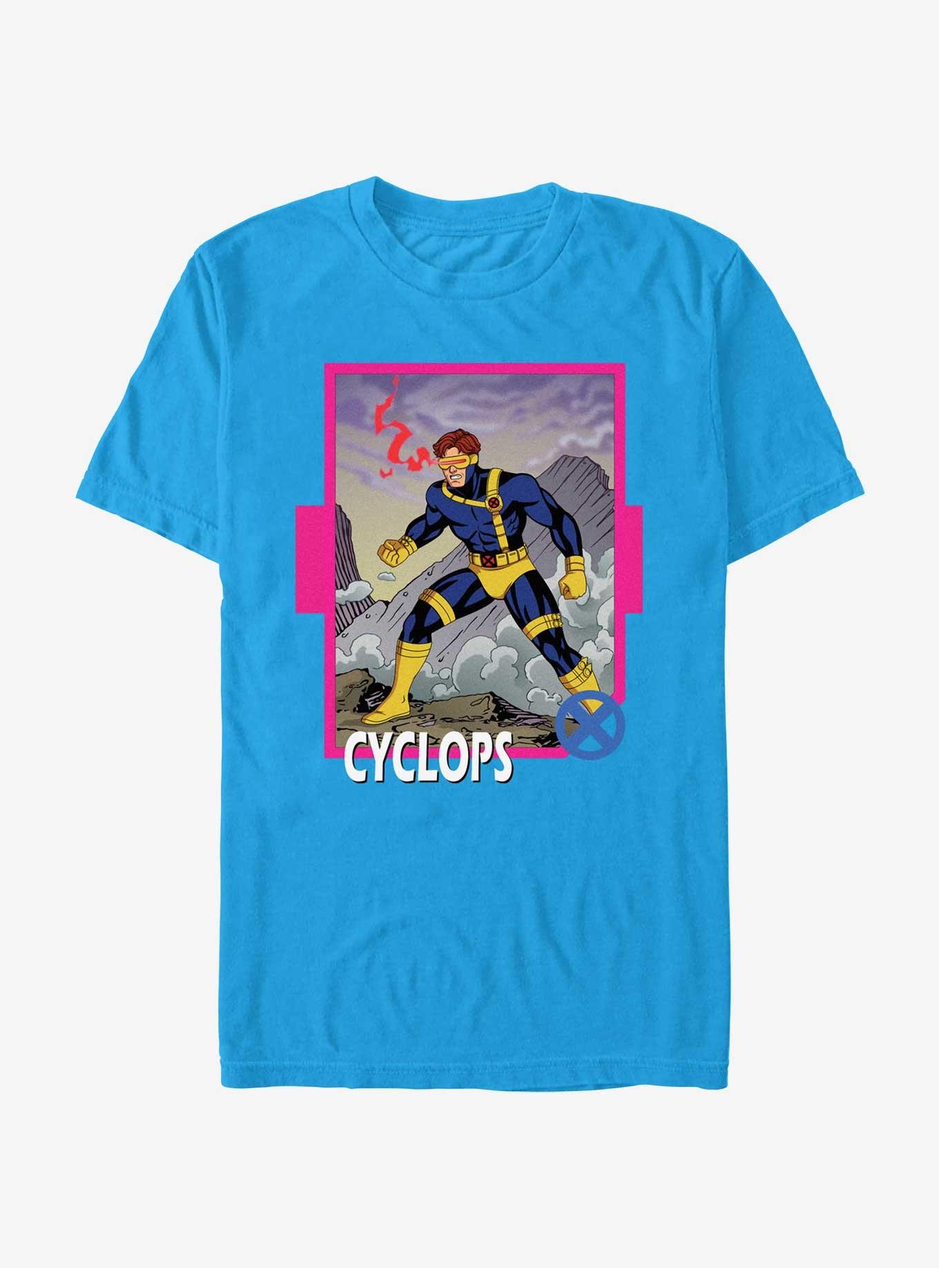 Marvel X-Men '97 Cyclops Card T-Shirt, TURQ, hi-res