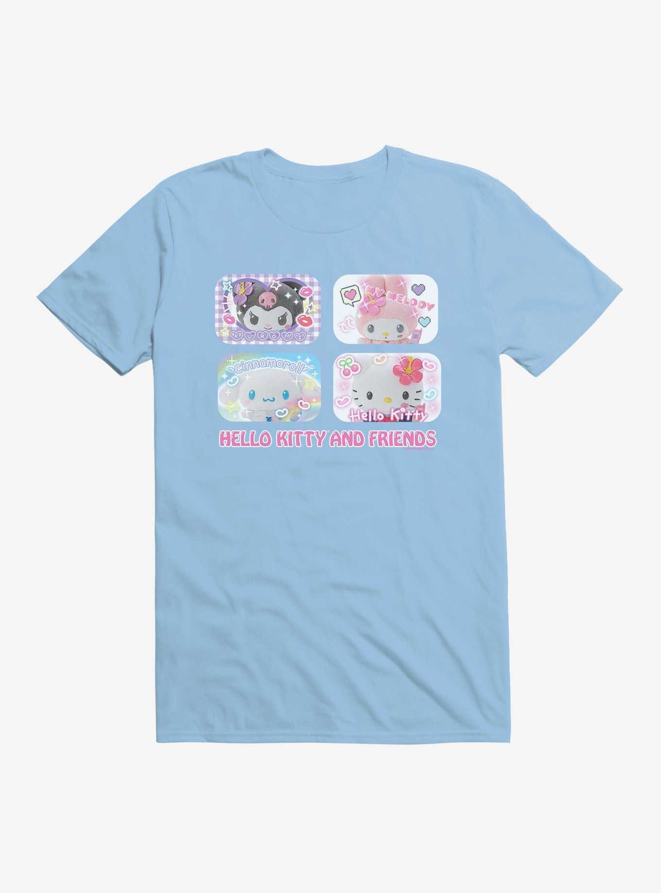 Hello Kitty & Friends Kogyaru Print Club T-Shirt, , hi-res