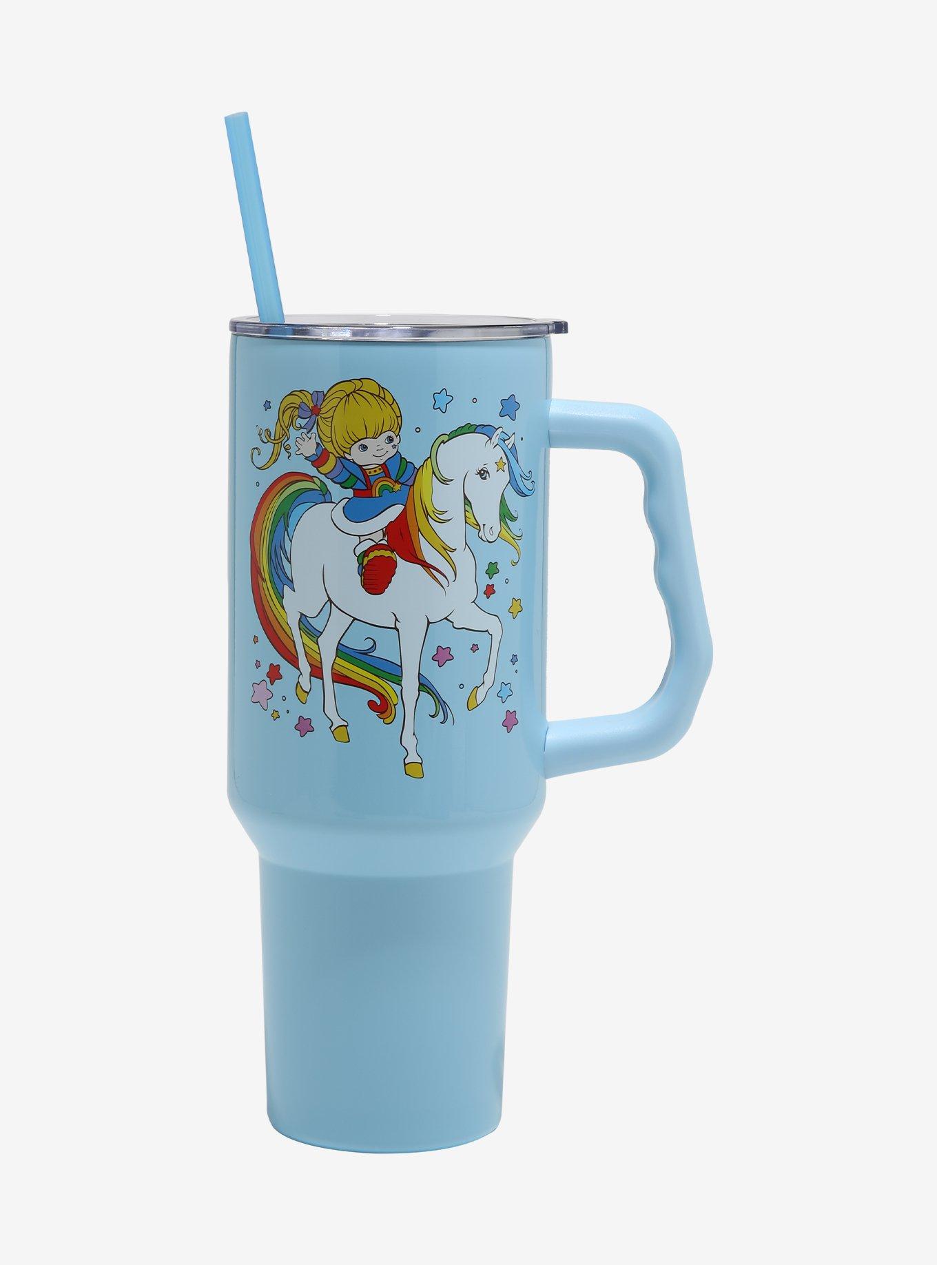 Rainbow Brite Blue Stainless Steel Travel Cup, , hi-res