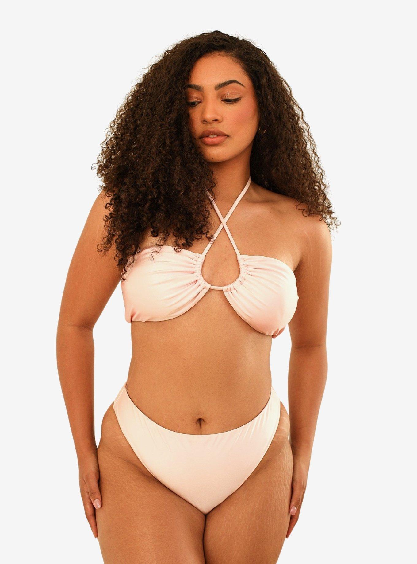 Dippin' Daisy's Seashore High Waist Cheeky Swim Bottom Ballet Slipper, , hi-res