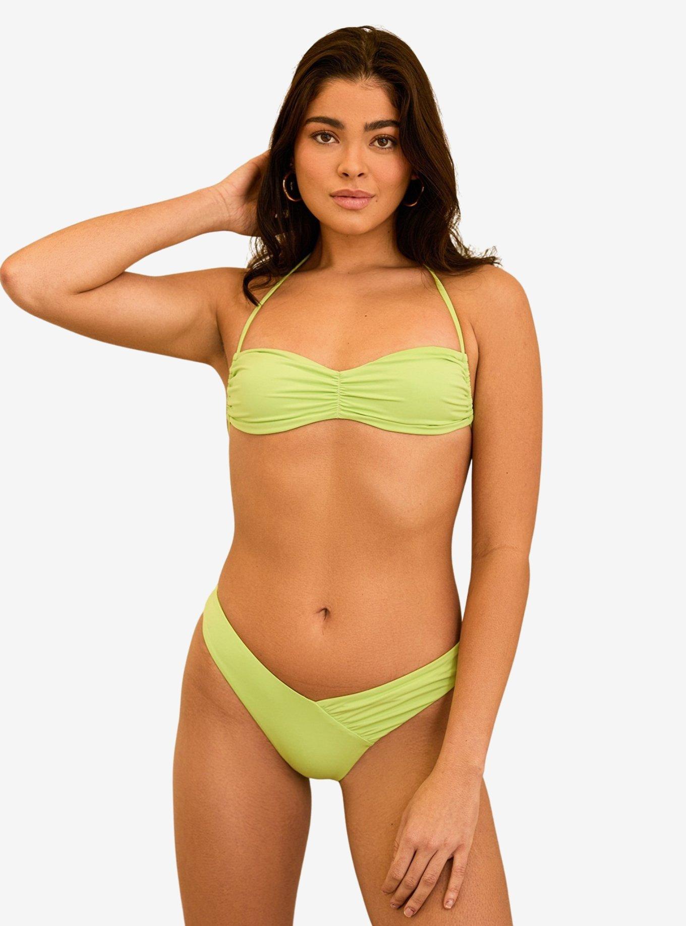 Dippin' Daisy's Angel Cheeky Swim Bottom Green Tea, , hi-res