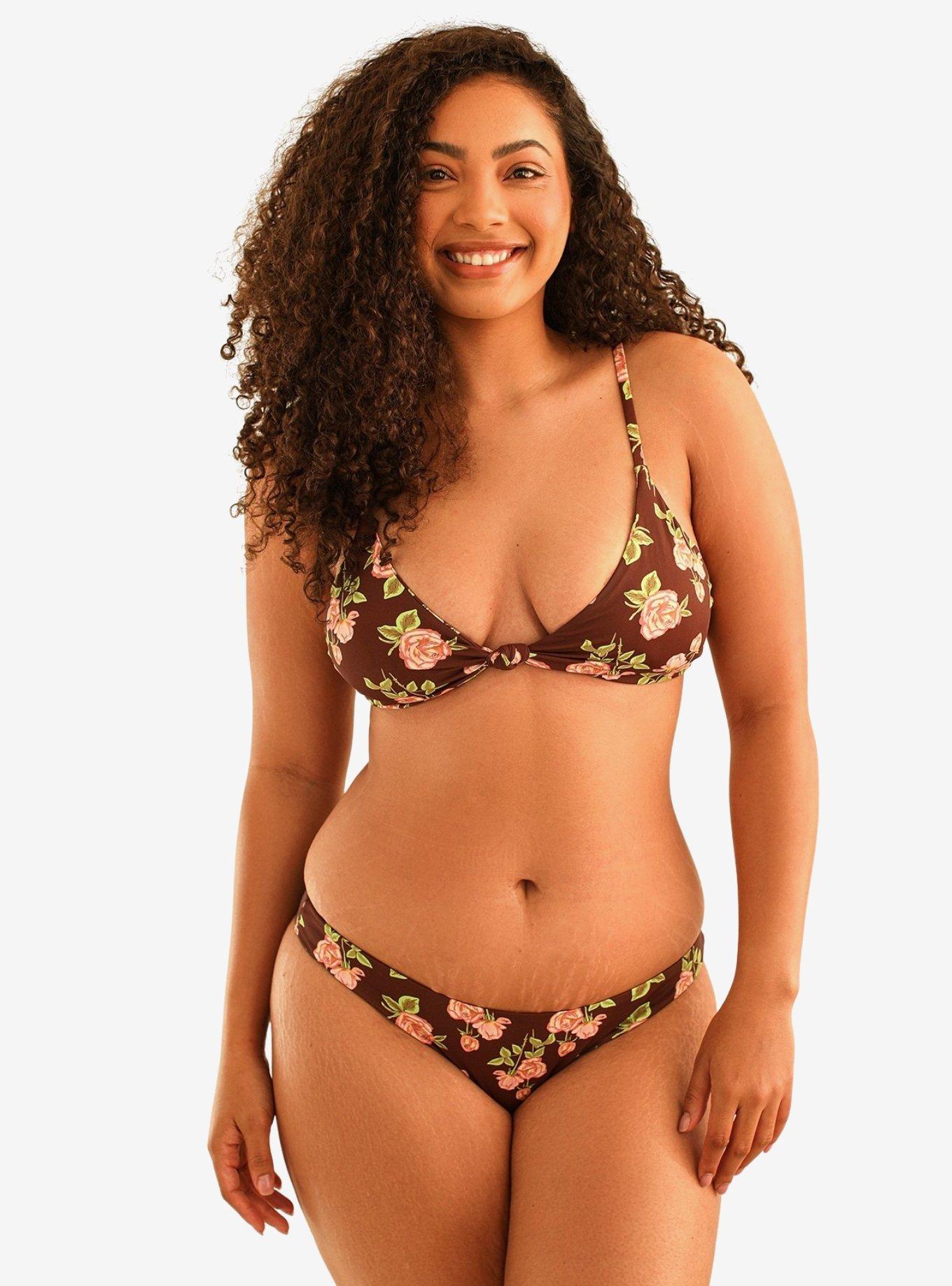 Dippin' Daisy's Palma Scrunch Back Cheeky Swim Bottom Rosebud, , hi-res