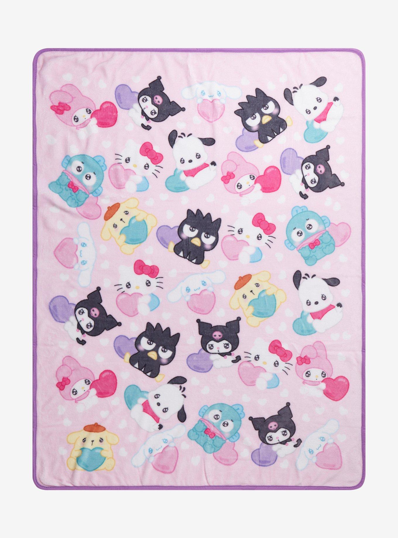 Hello Kitty And Friends Heart Throw Blanket, , hi-res