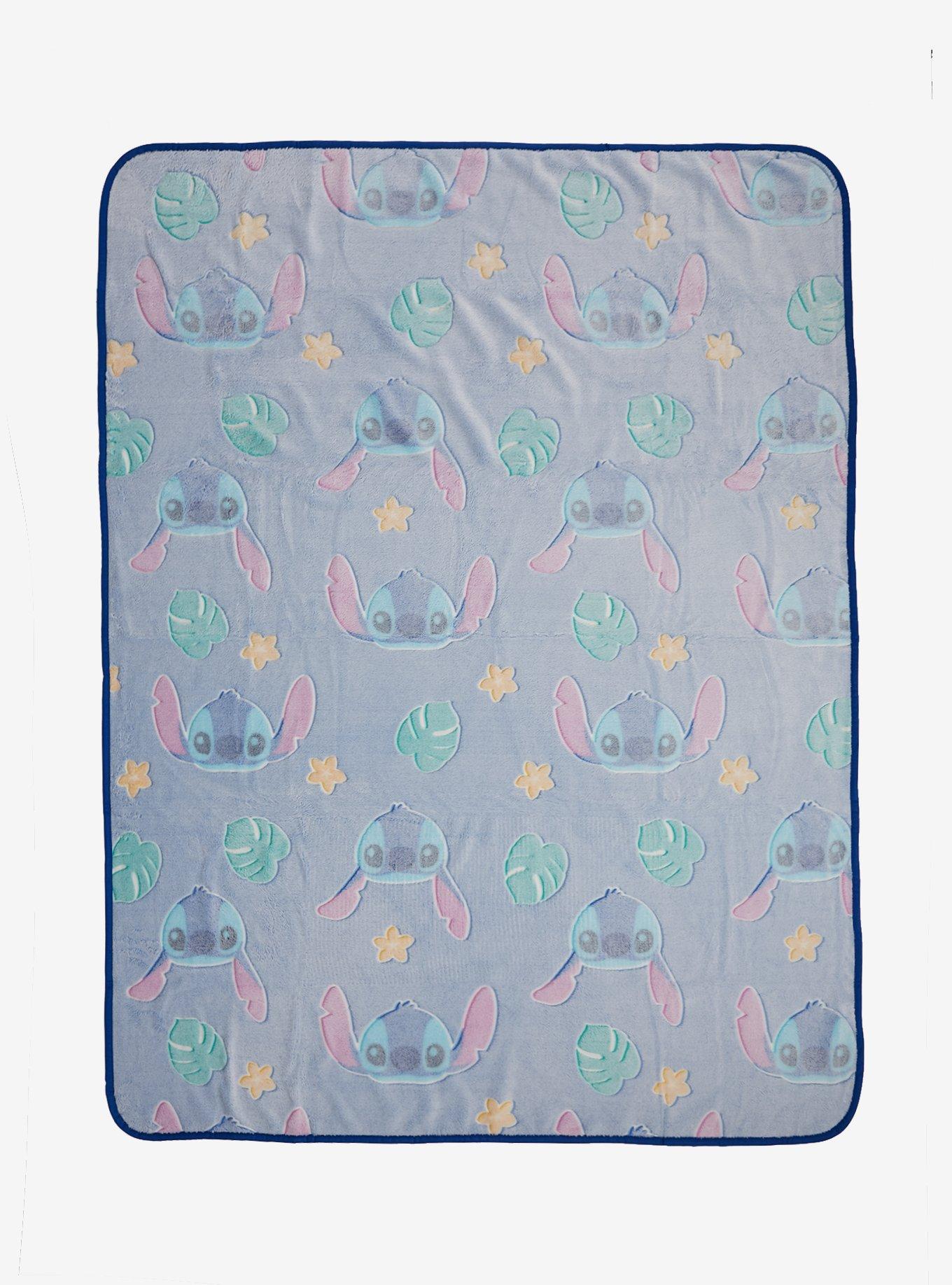 Disney Stitch Burnout Throw Blanket, , hi-res