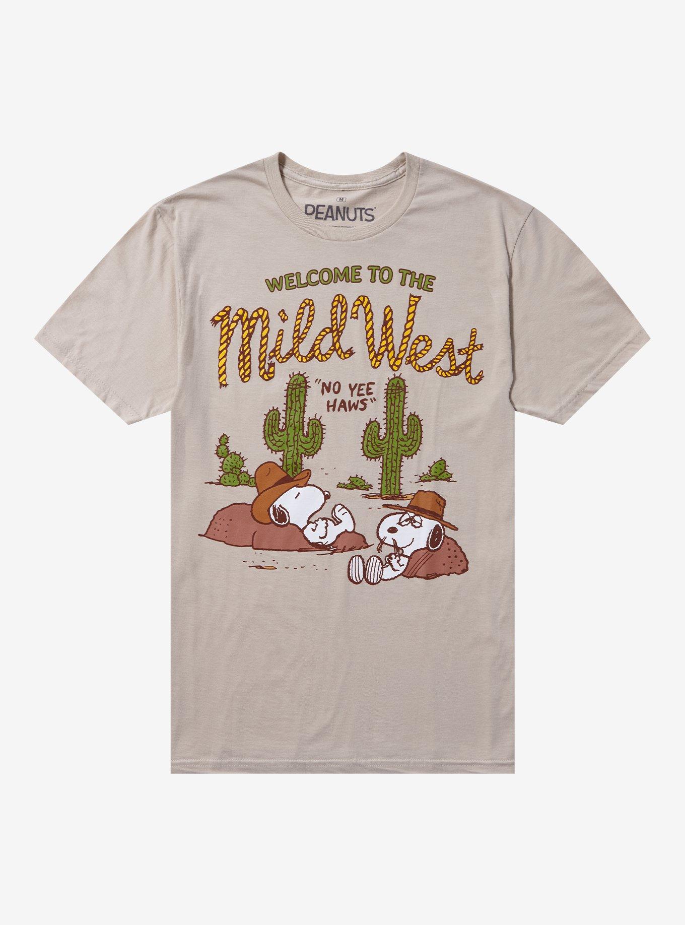 Peanuts Snoopy & Spike Mild West T-Shirt, , hi-res