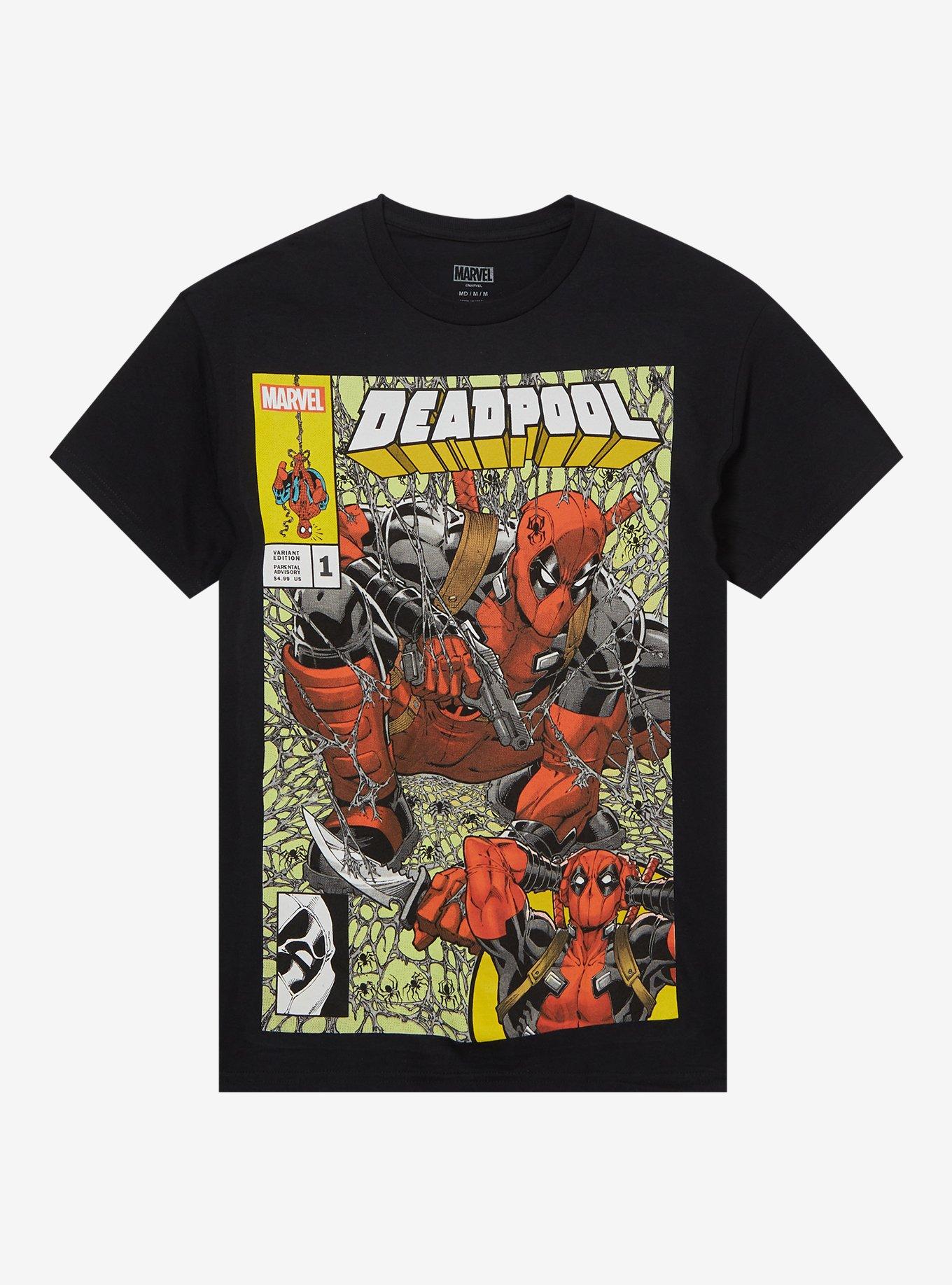 Marvel Deadpool Torment Web Comic Cover T-Shirt, BLACK, hi-res