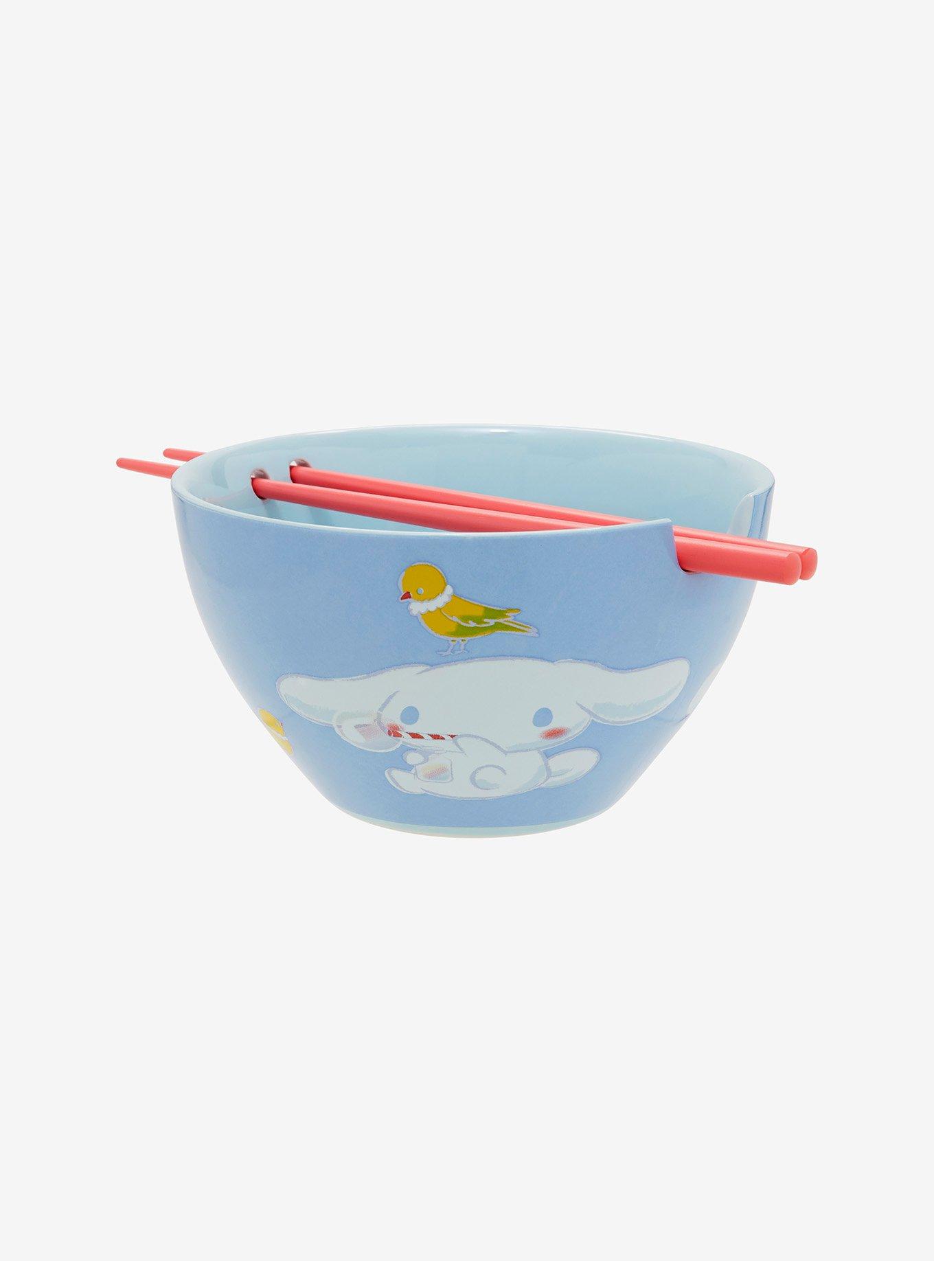 Cinnamoroll Blue Bubbles Ramen Bowl With Chopsticks, , hi-res