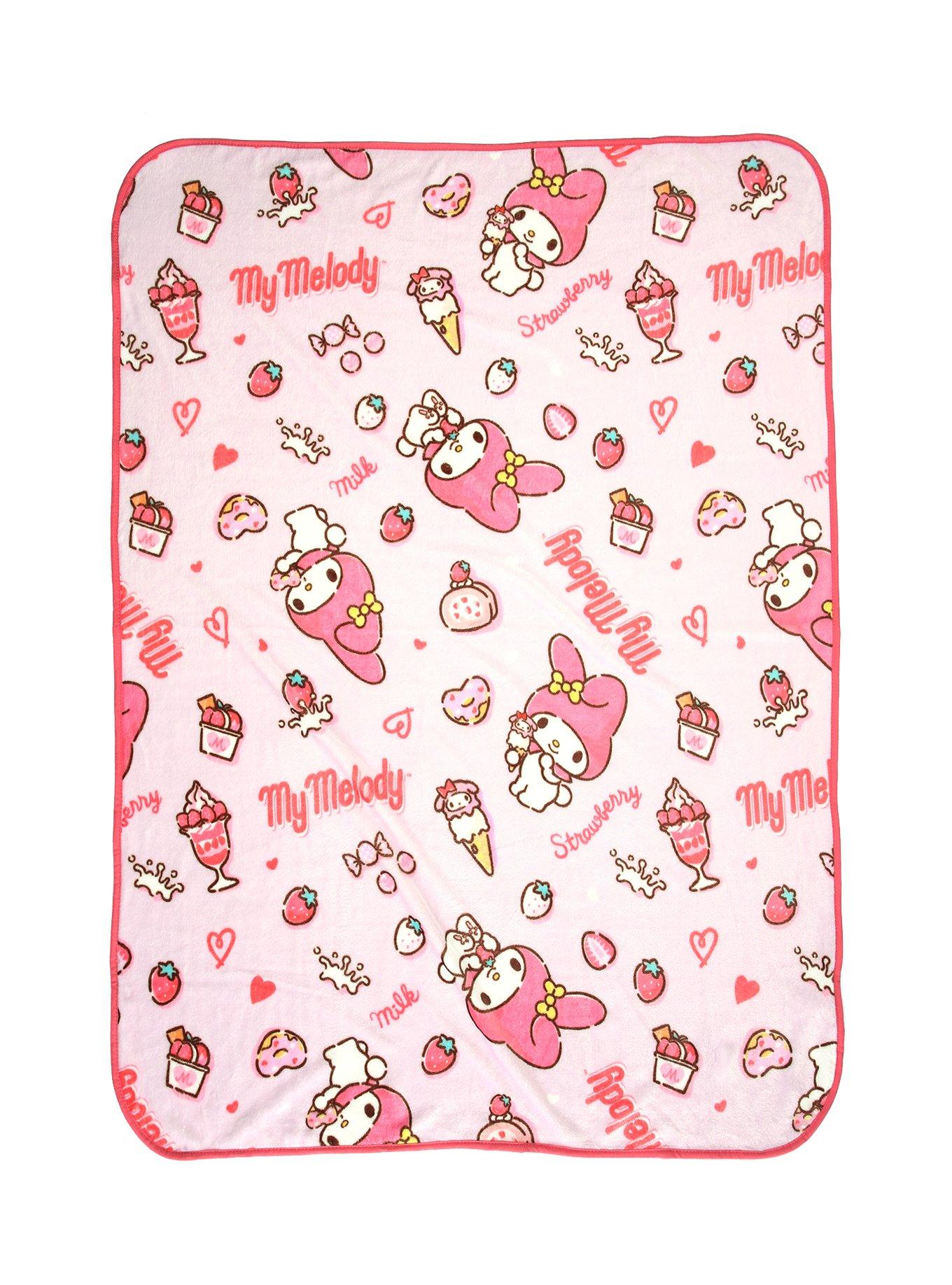 My Melody Treats Throw Blanket, , hi-res